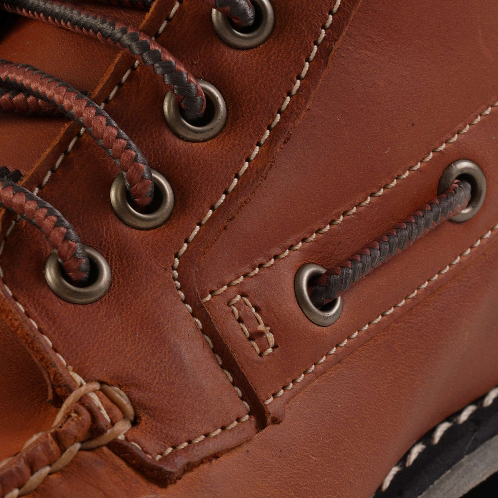 7-Eye Mid Lace Chukka Boots - Orange