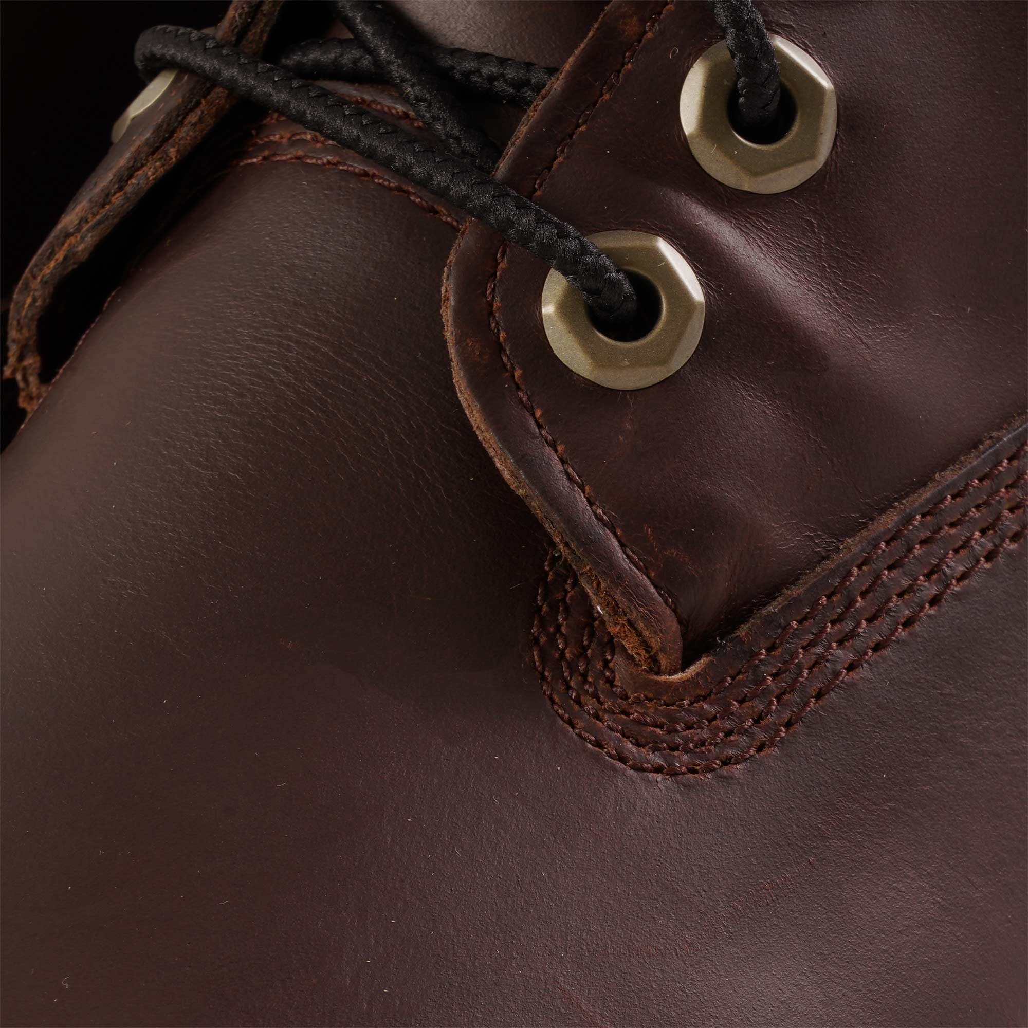 Premium 6-Inch Lace-Up Waterproof Boots - Burgundy