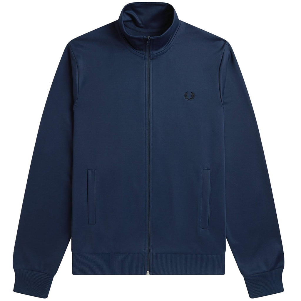 Fred Perry Tricot Track Jacket - Dark Carbon