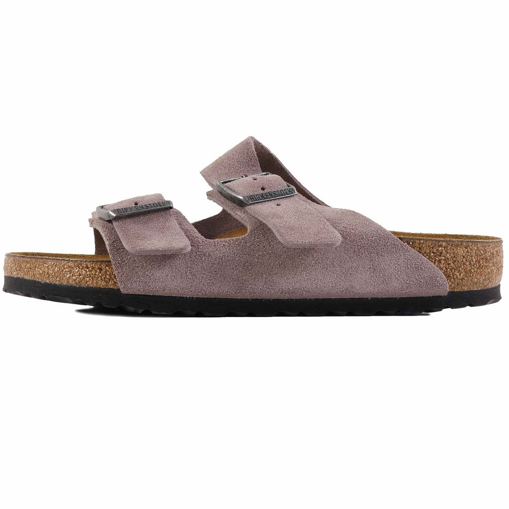 Birkenstock Womens Arizona Suede Leather - Faded Purple