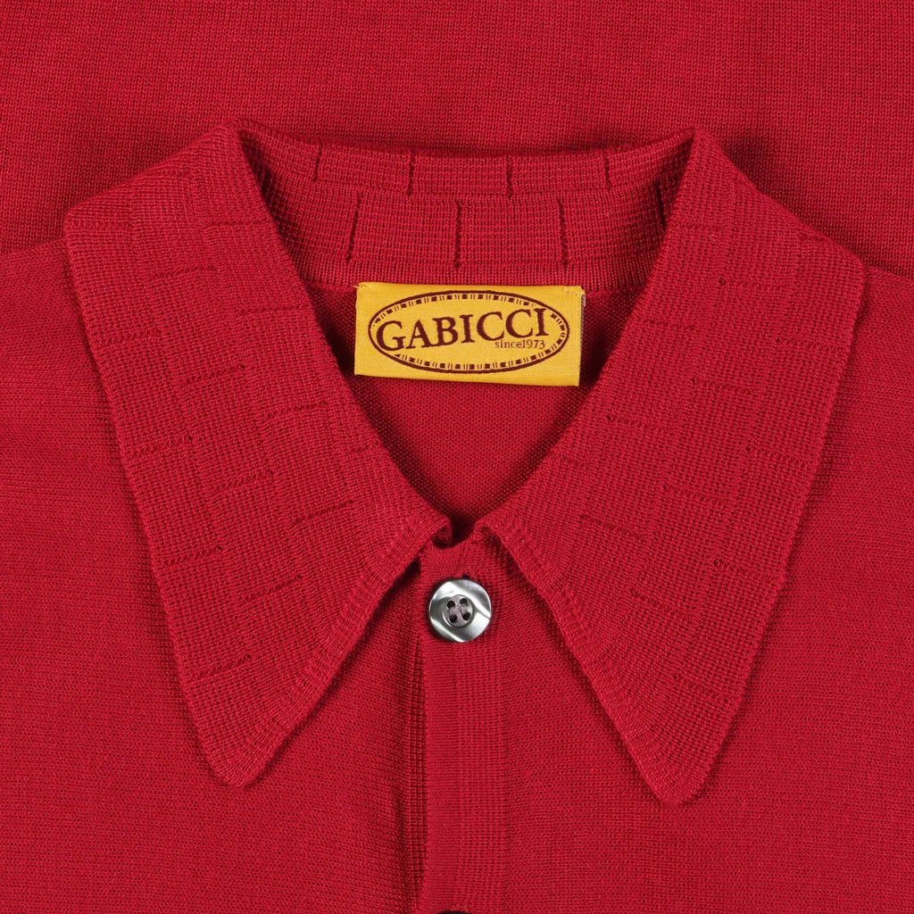 Gabicci Vintage Laville Shirt - Cherry