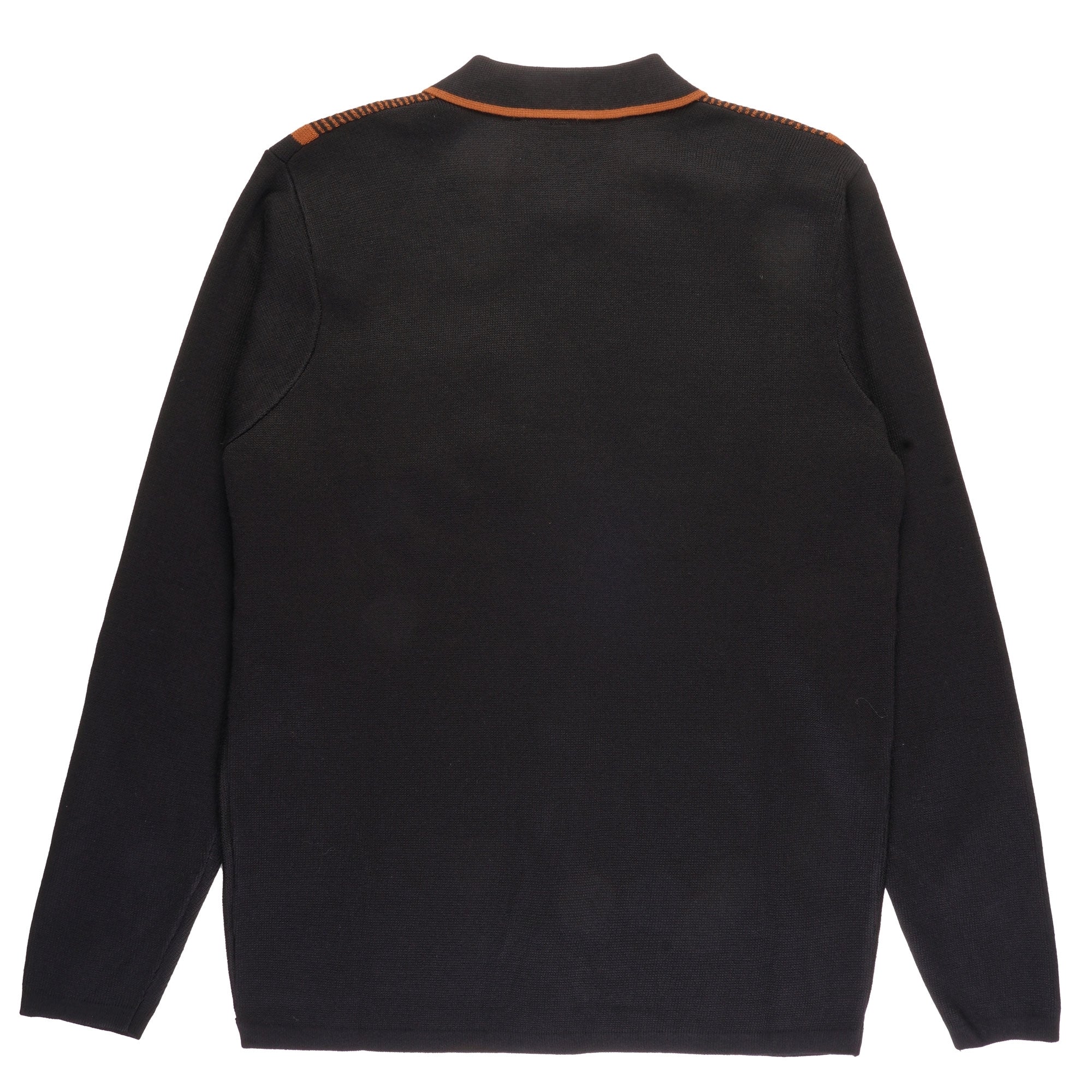 Gabicci Vintage Somerfield Zip Polo Shirt - Black