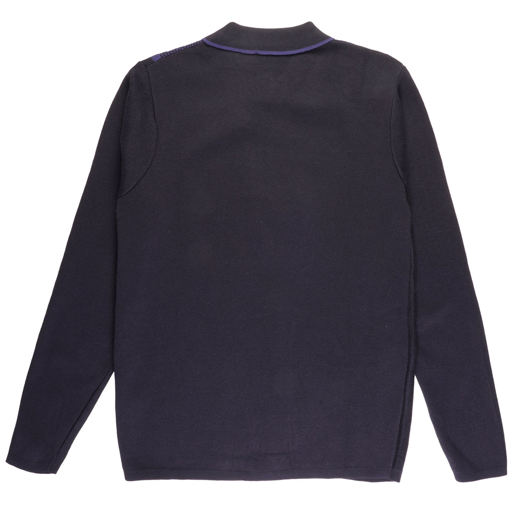 Gabicci Vintage Somerfield Zip Polo Shirt - Navy