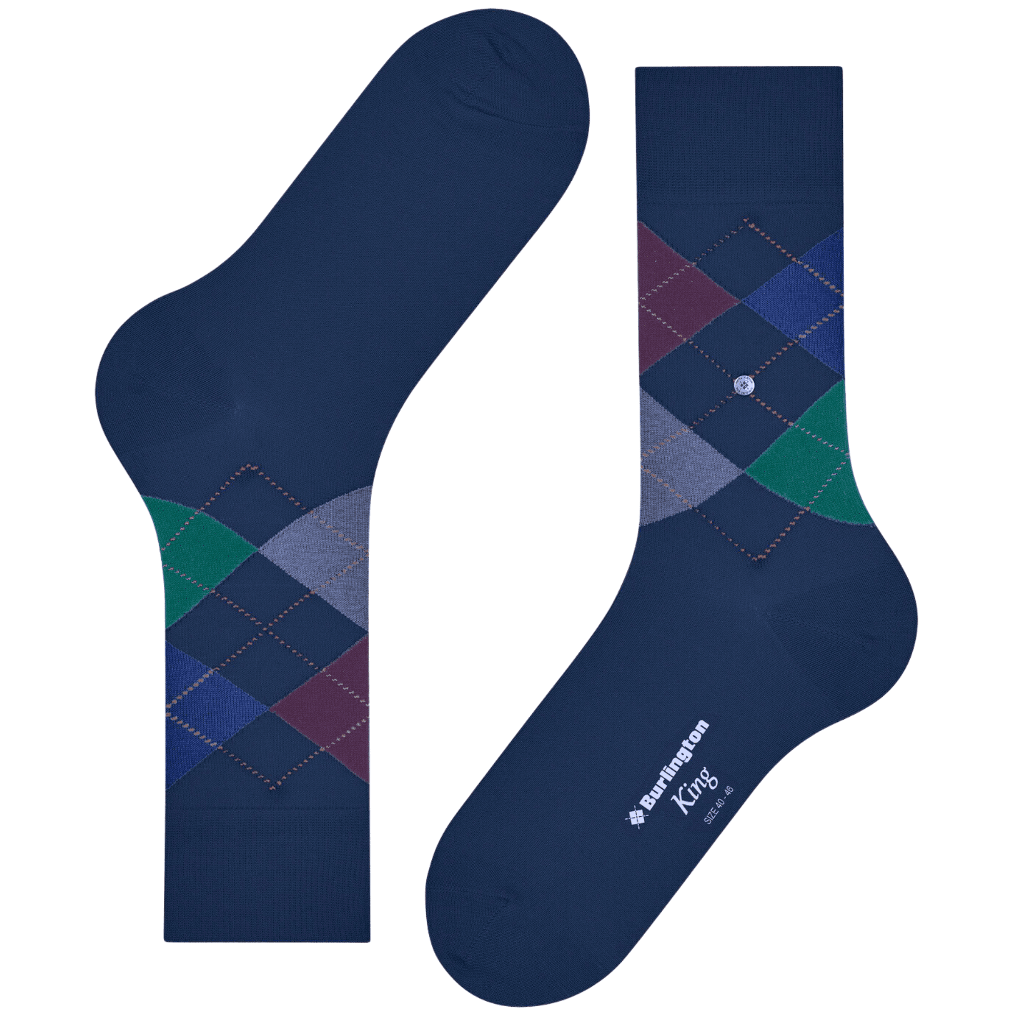 Burlington Socks King Socks - Navy