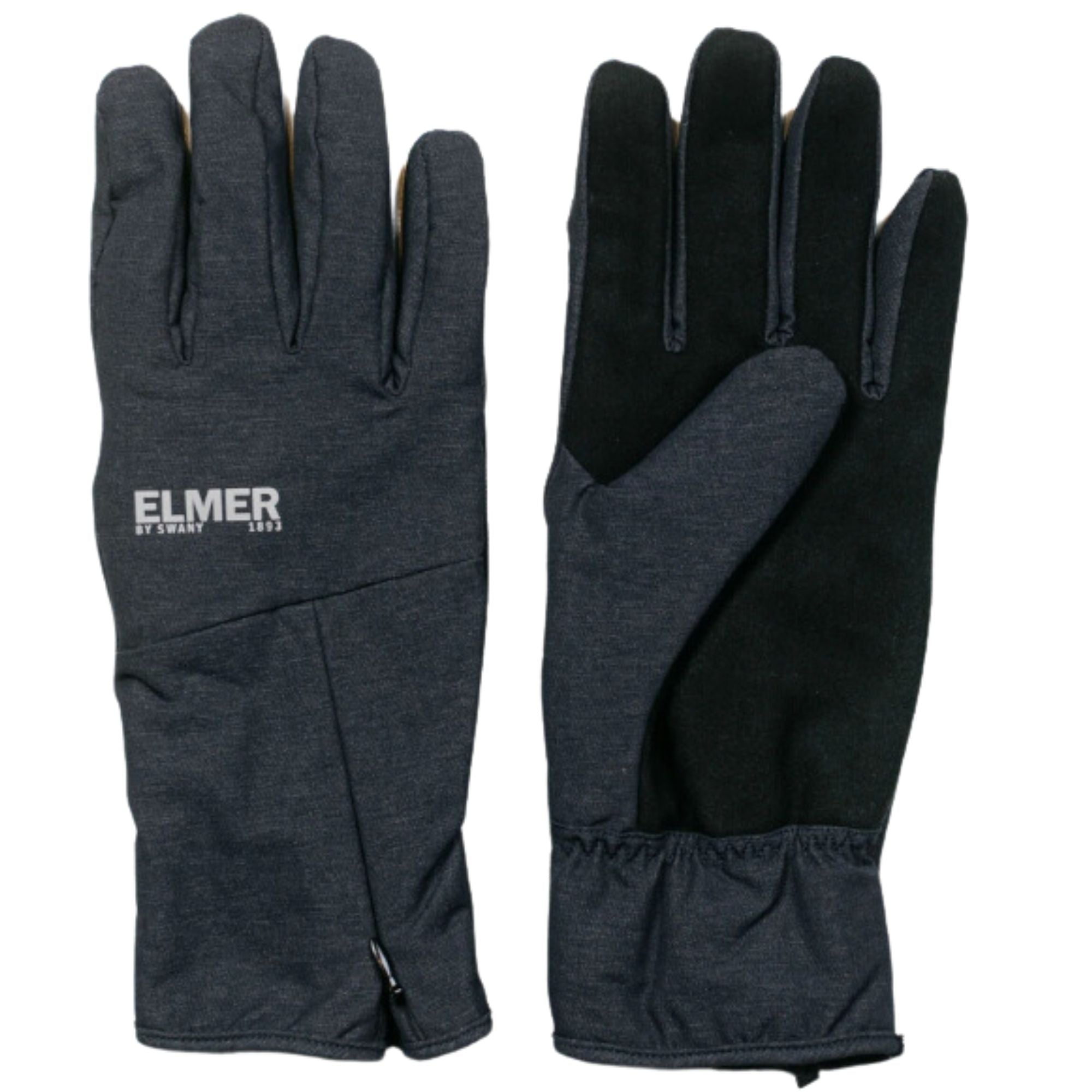 Elmer Gloves Open Gloves - Charcoal