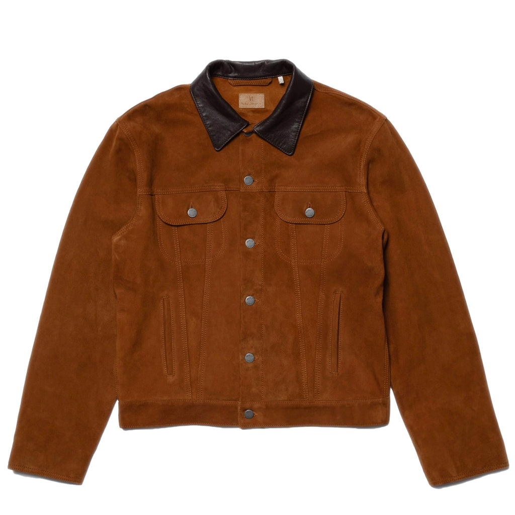 Nudie Jeans Danny Suede Jacket - Tobacco