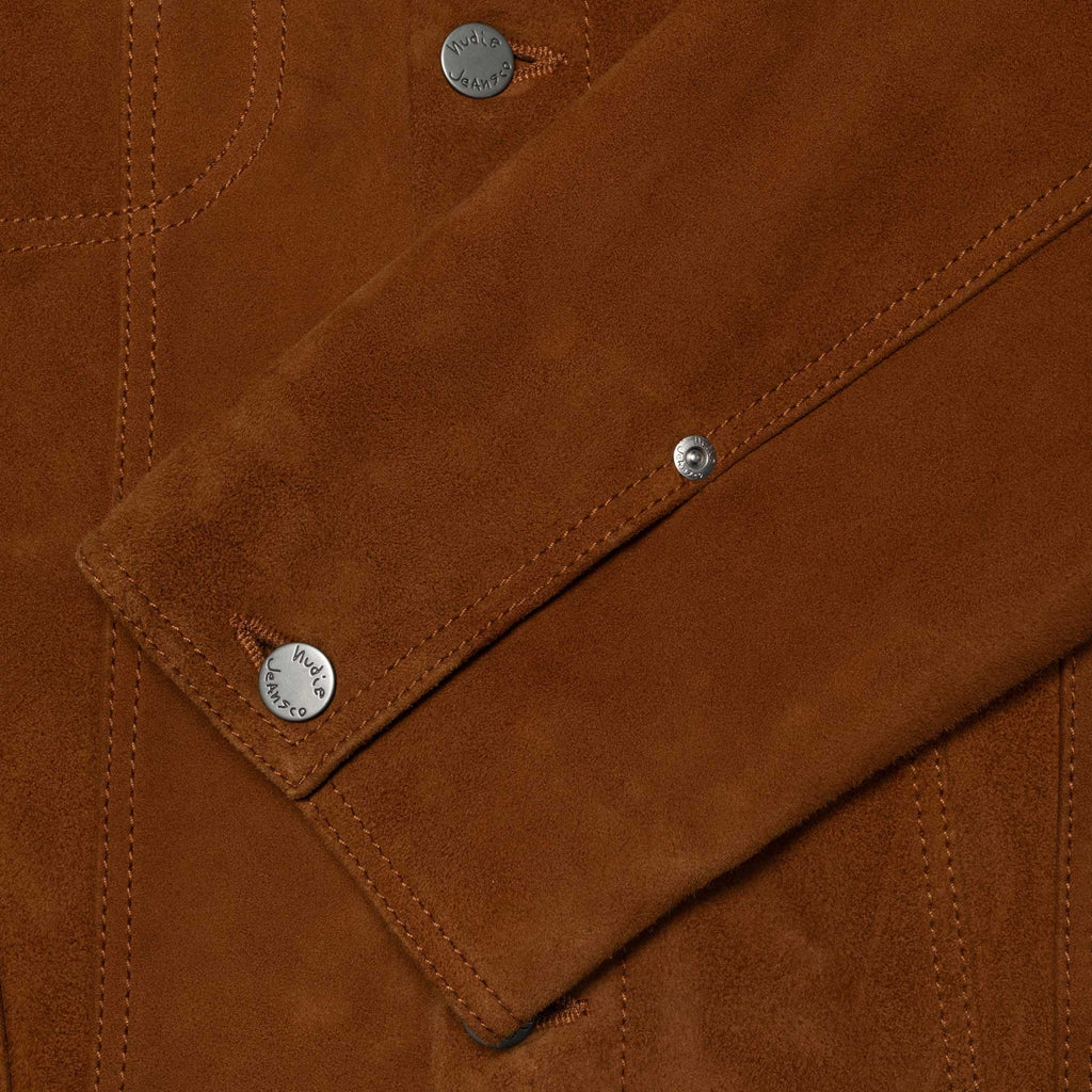 Nudie Jeans Danny Suede Jacket - Tobacco