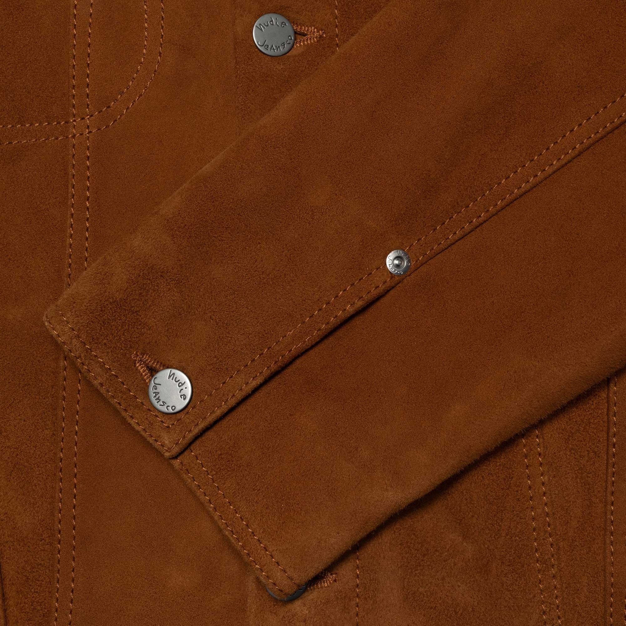 Nudie Jeans Danny Suede Jacket - Tobacco