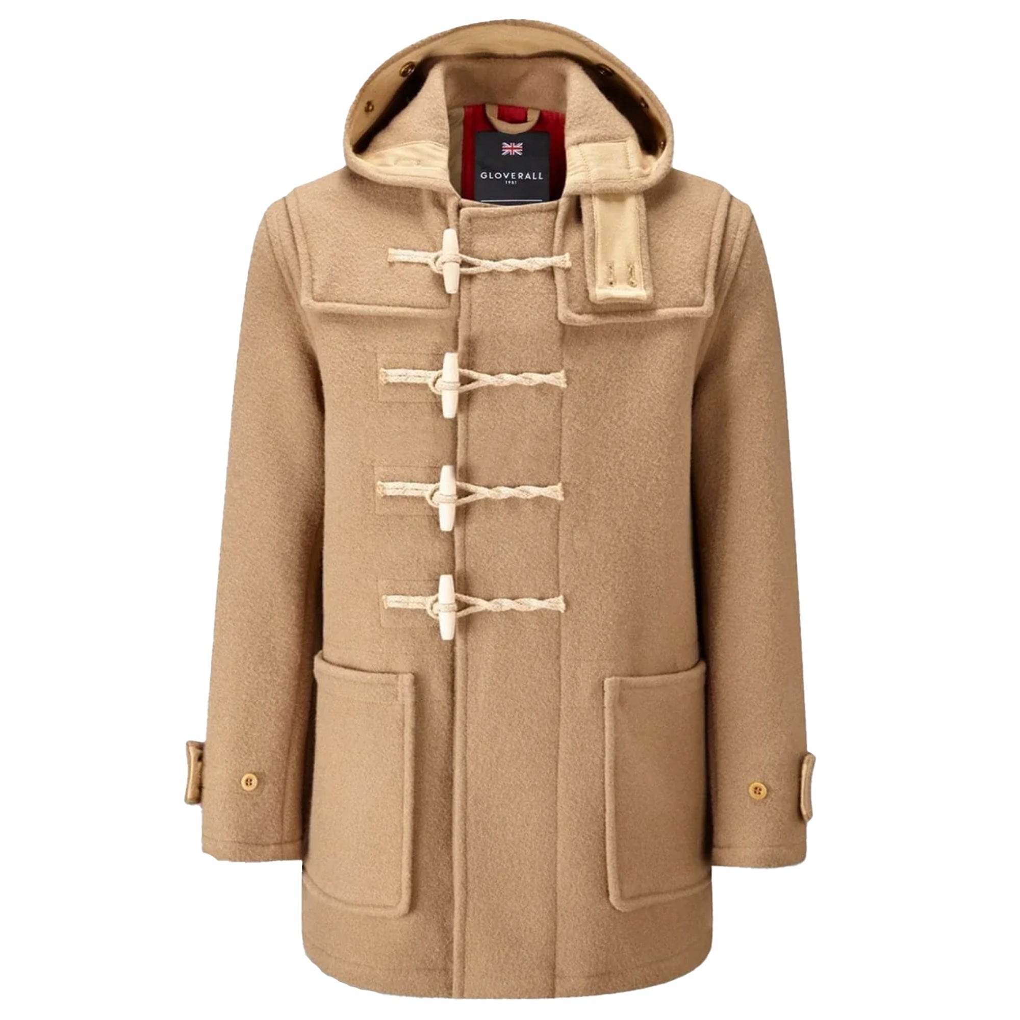 Gloverall Union Jack Mid Monty Duffle - Camel – Stuarts London