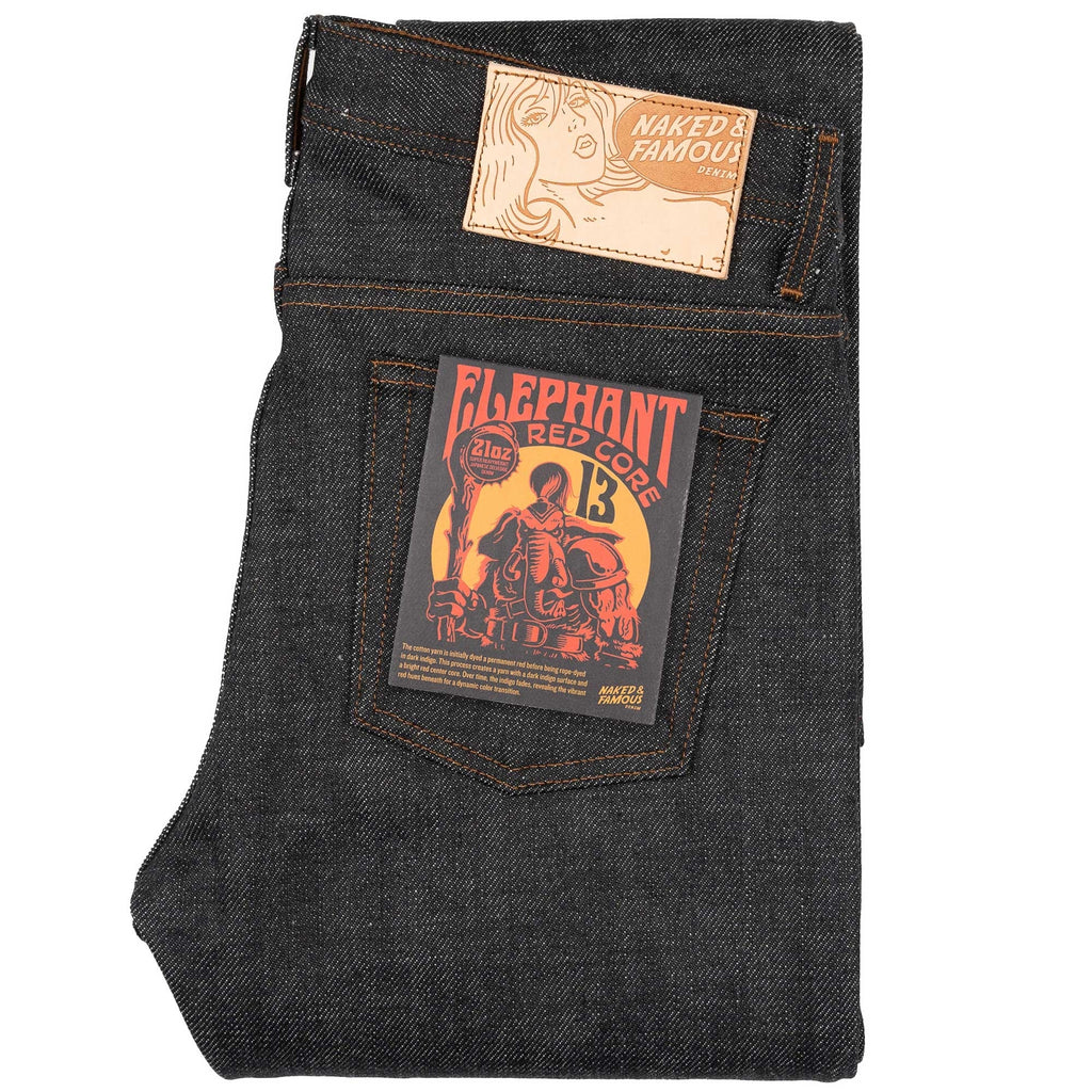 Naked and Famous Denim Weird Guy Elephant 13 - Indigo