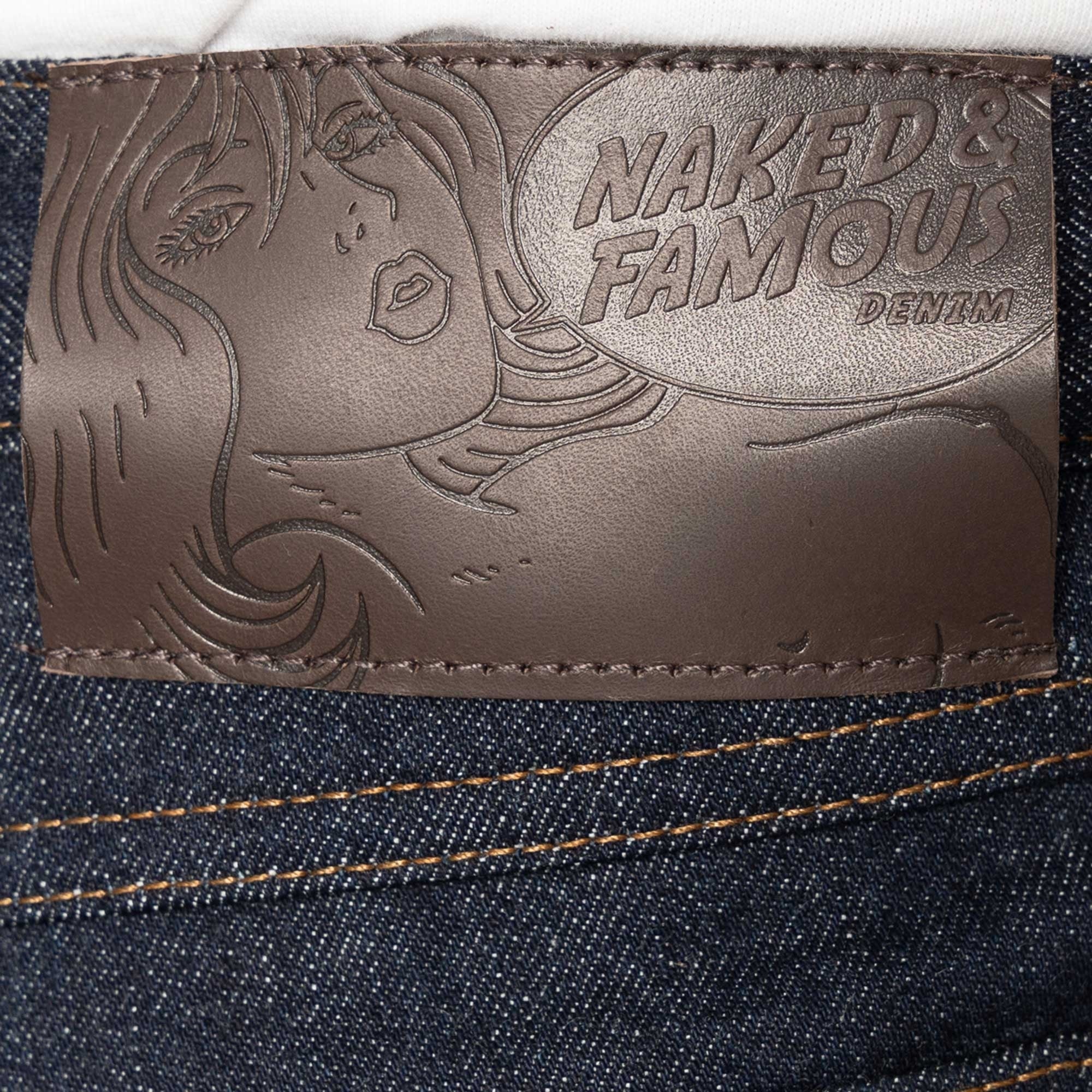 Naked and Famous Denim Weird Guy Forever Blue - Indigo