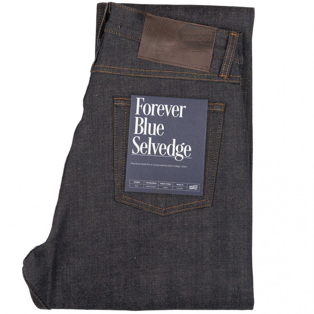 Naked and Famous Denim True Guy Forever Blue - Indigo