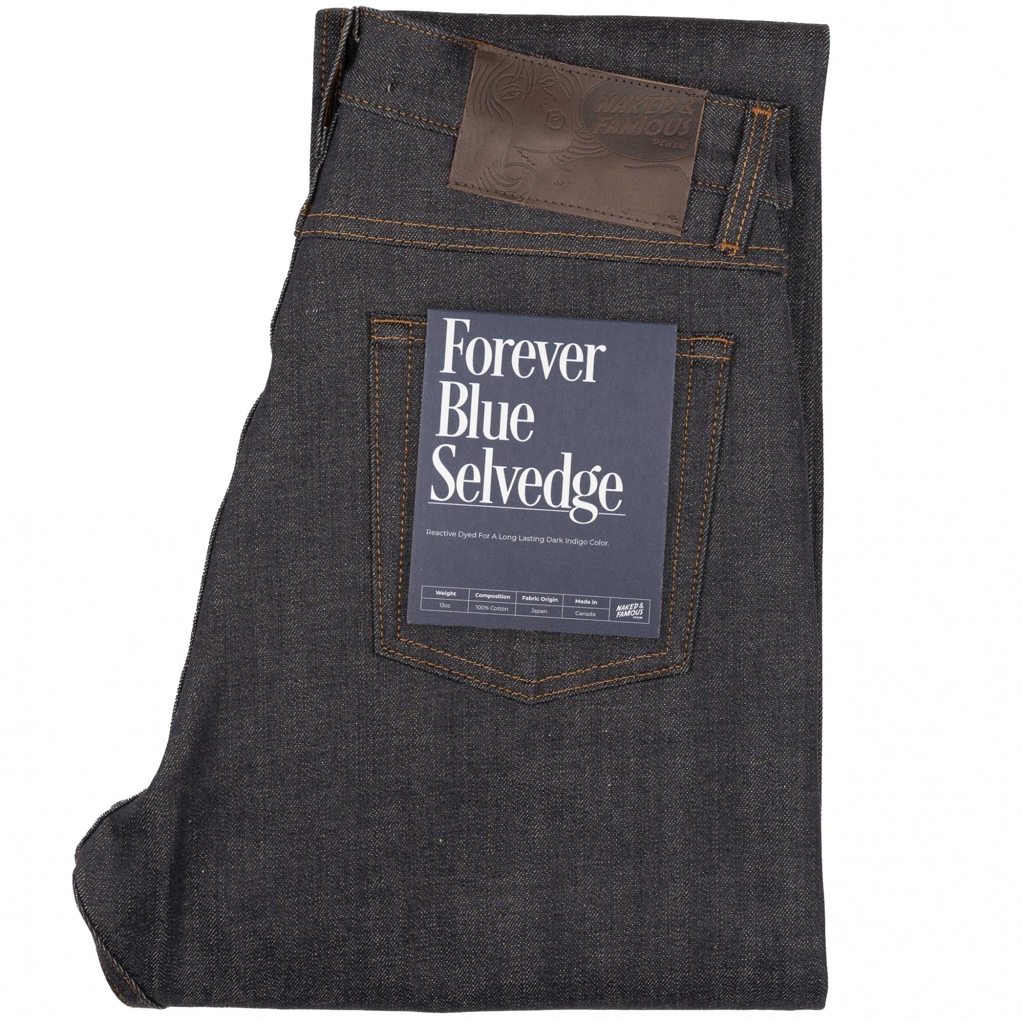 Naked and Famous Denim True Guy Forever Blue - Indigo