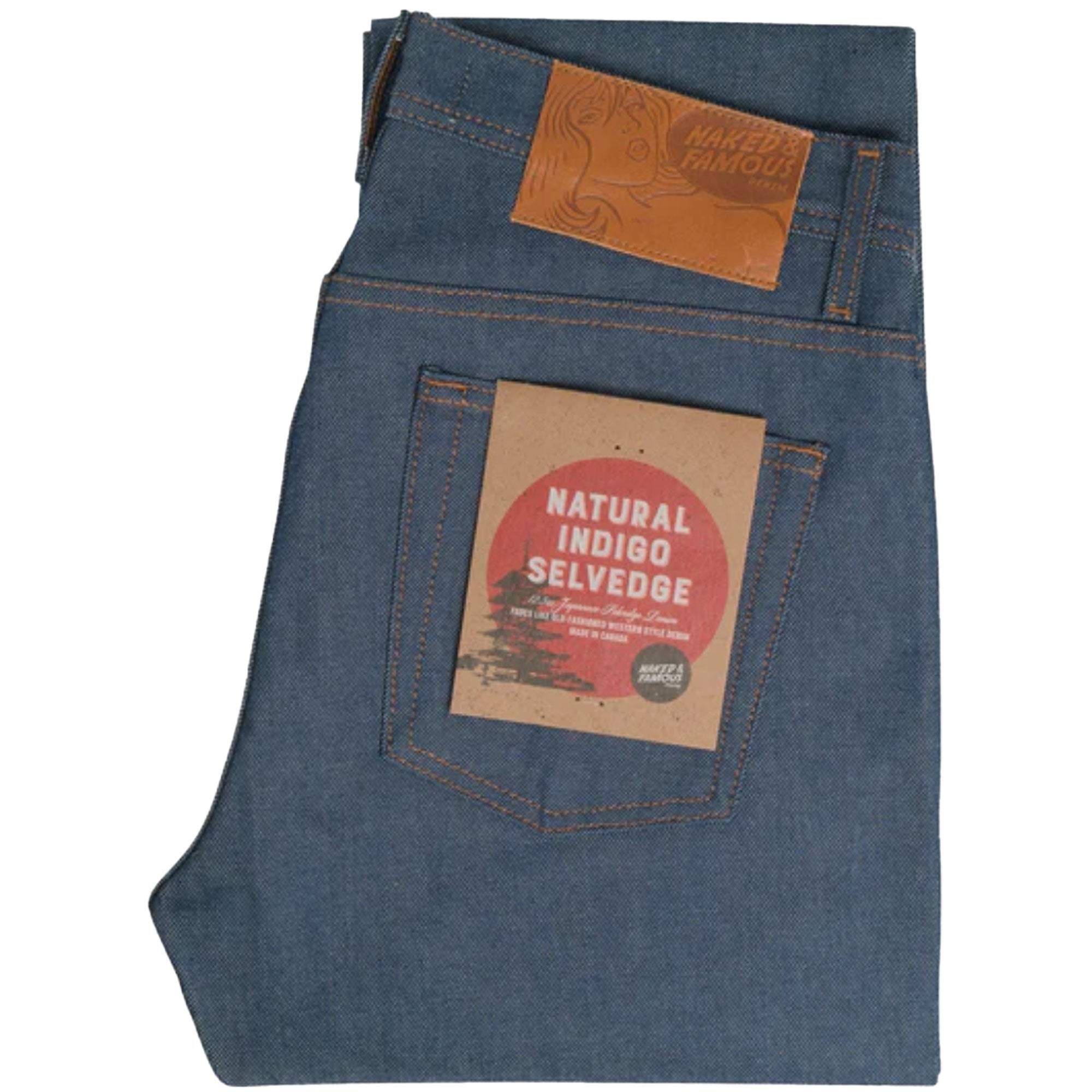Weird Guy Natural Indigo Selvedge - Indigo