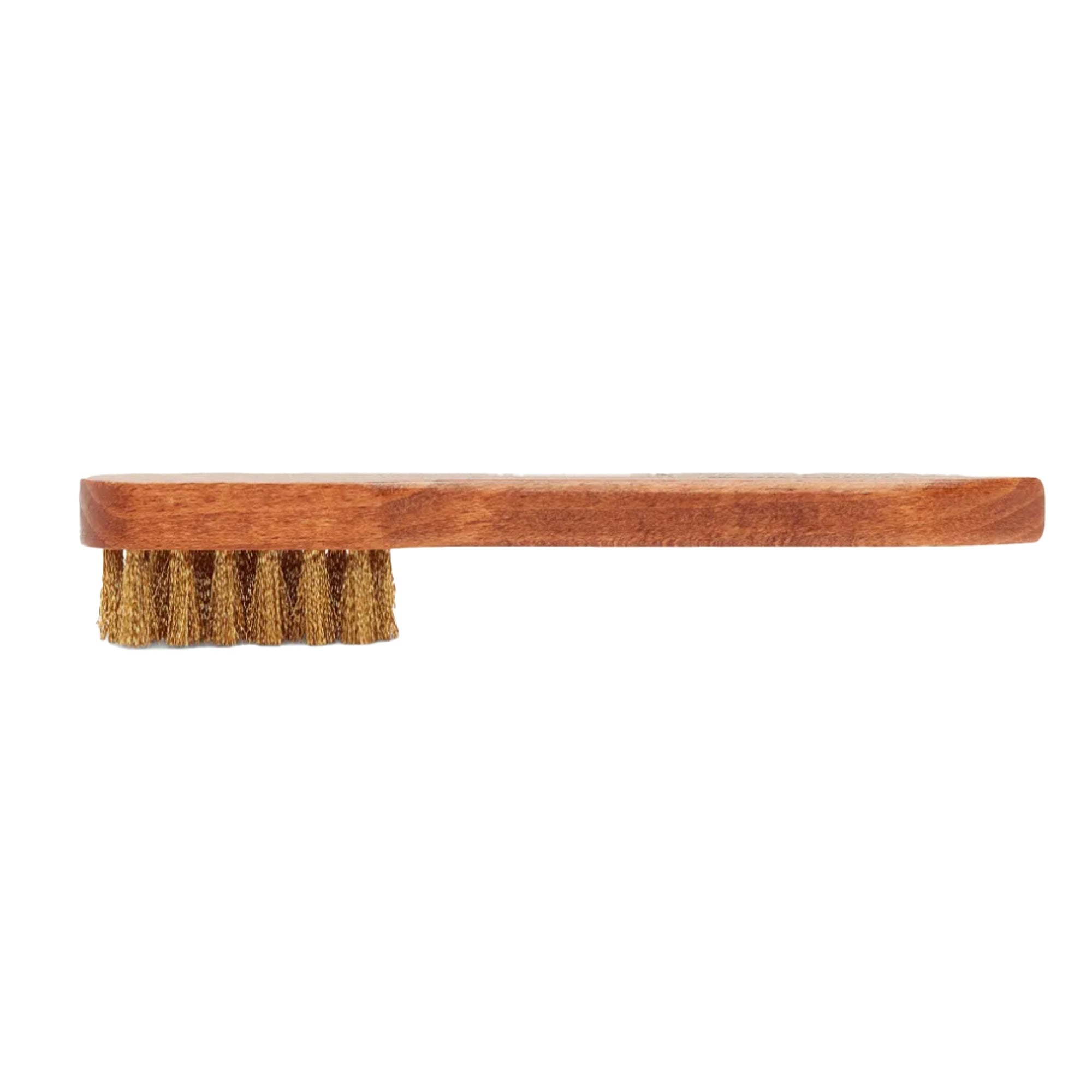 Suede Brass Bristle Brush