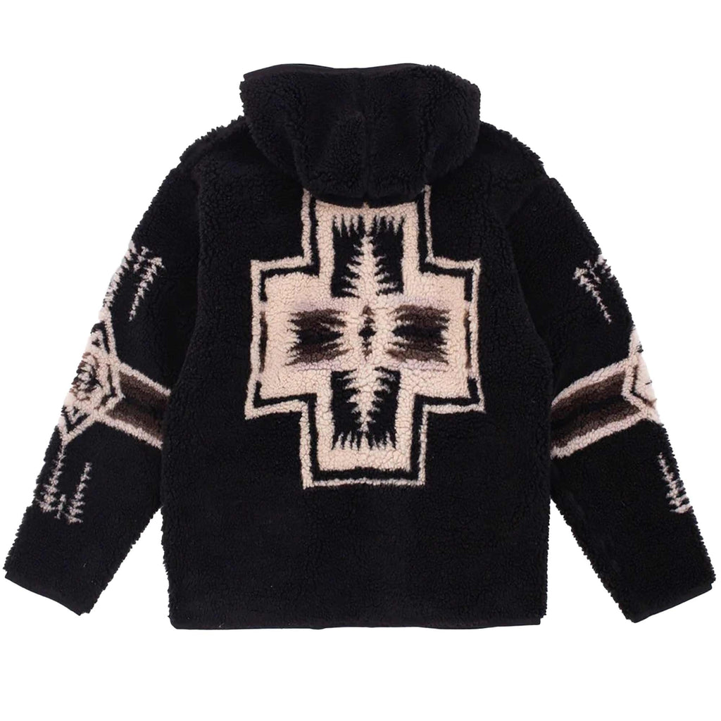 Pendleton Woolen Mills Fleece Zip Hoodie - Black