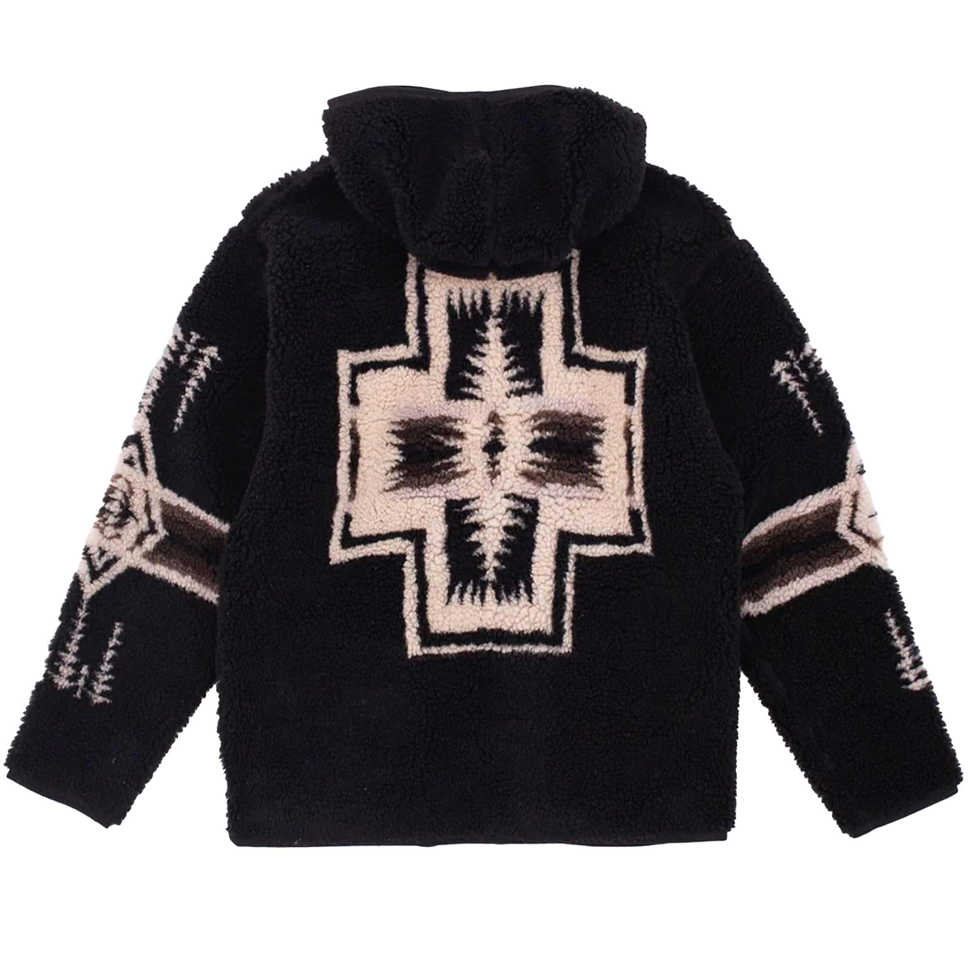 Pendleton Woolen Mills Fleece Zip Hoodie - Black