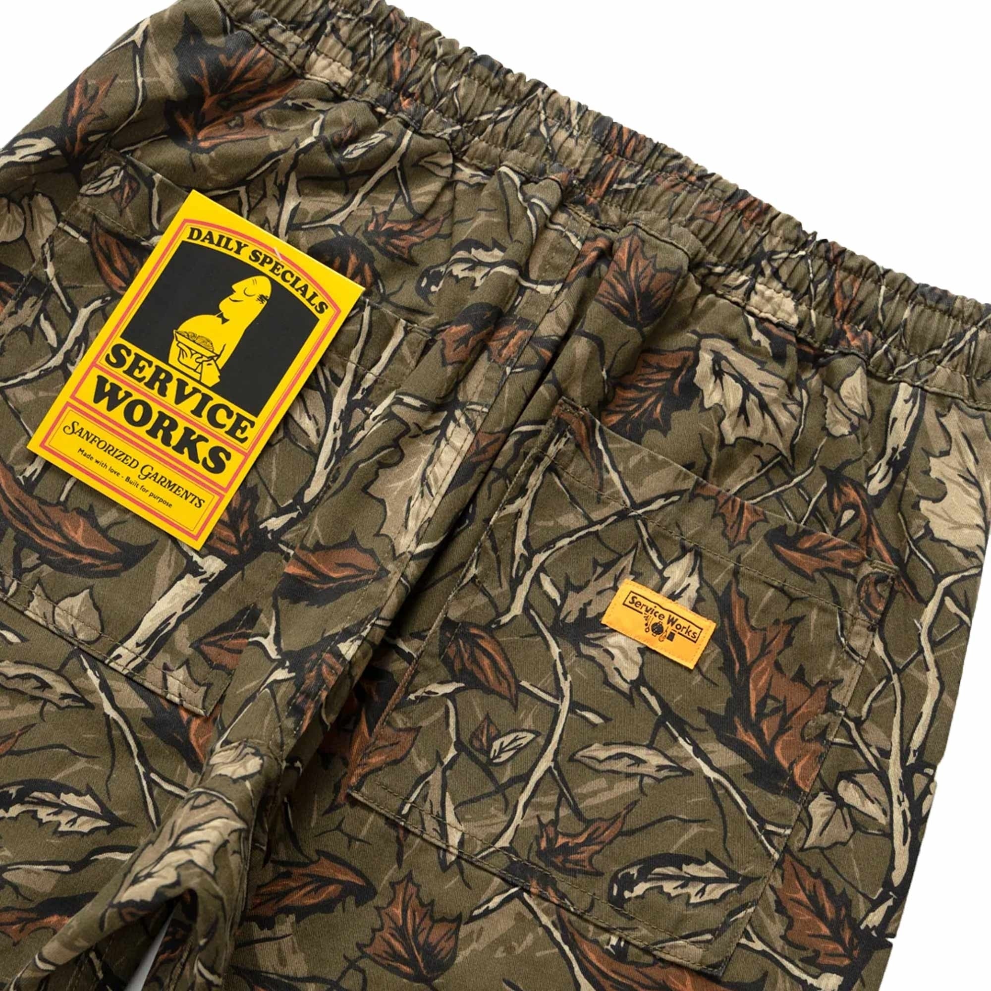 Service Works Patterned Chef Pants - Real Tree