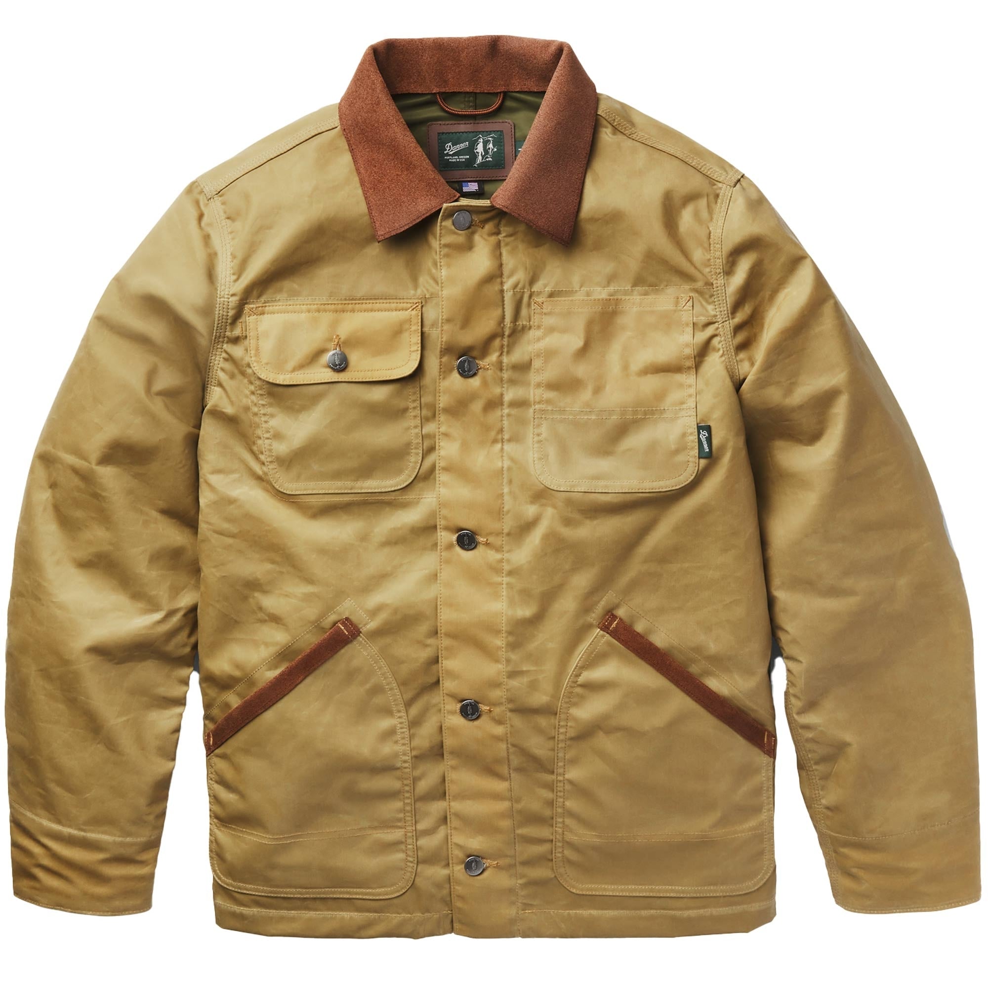 Shipyard Waxed Canvas Jacket - Tan/Bison