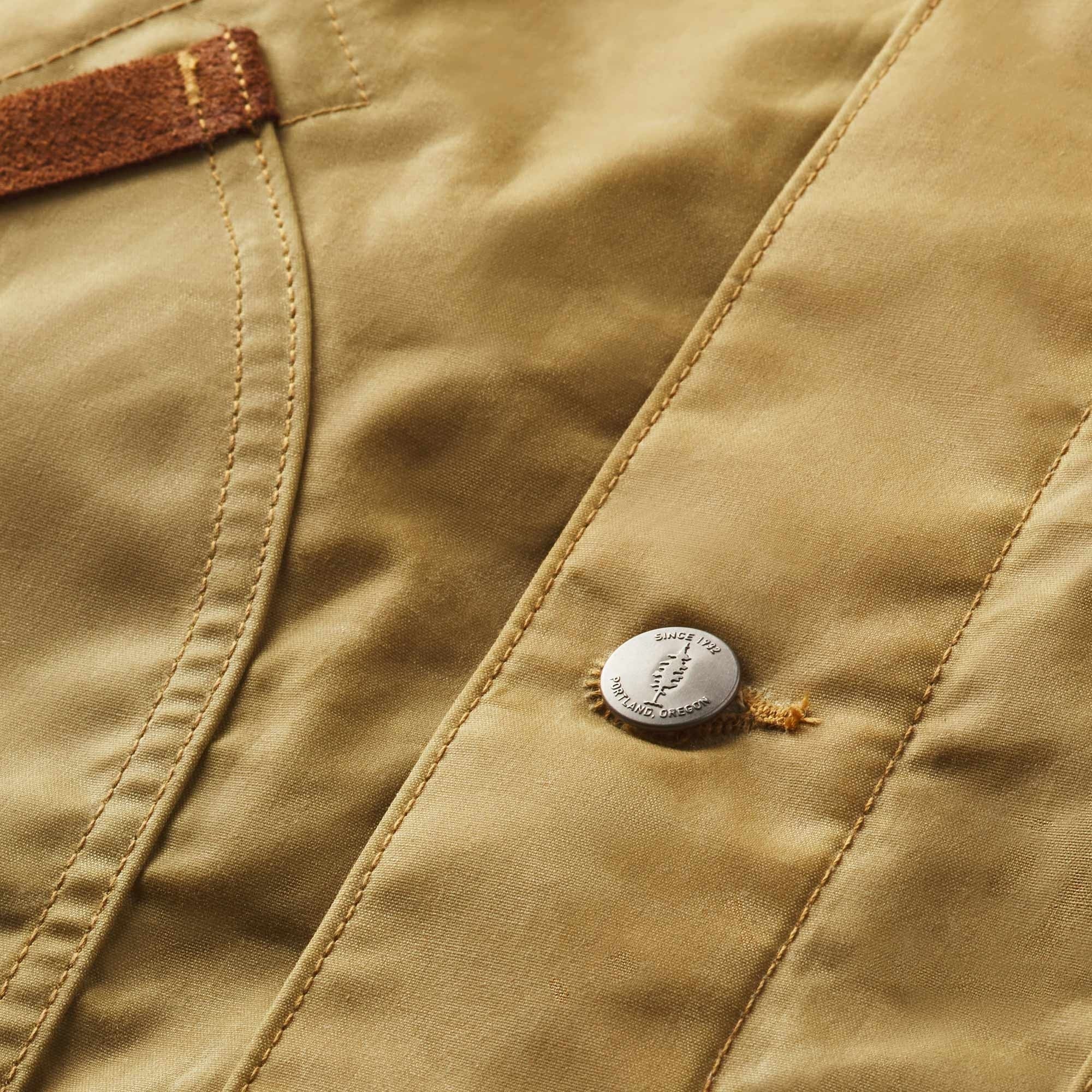 Shipyard Waxed Canvas Jacket - Tan/Bison