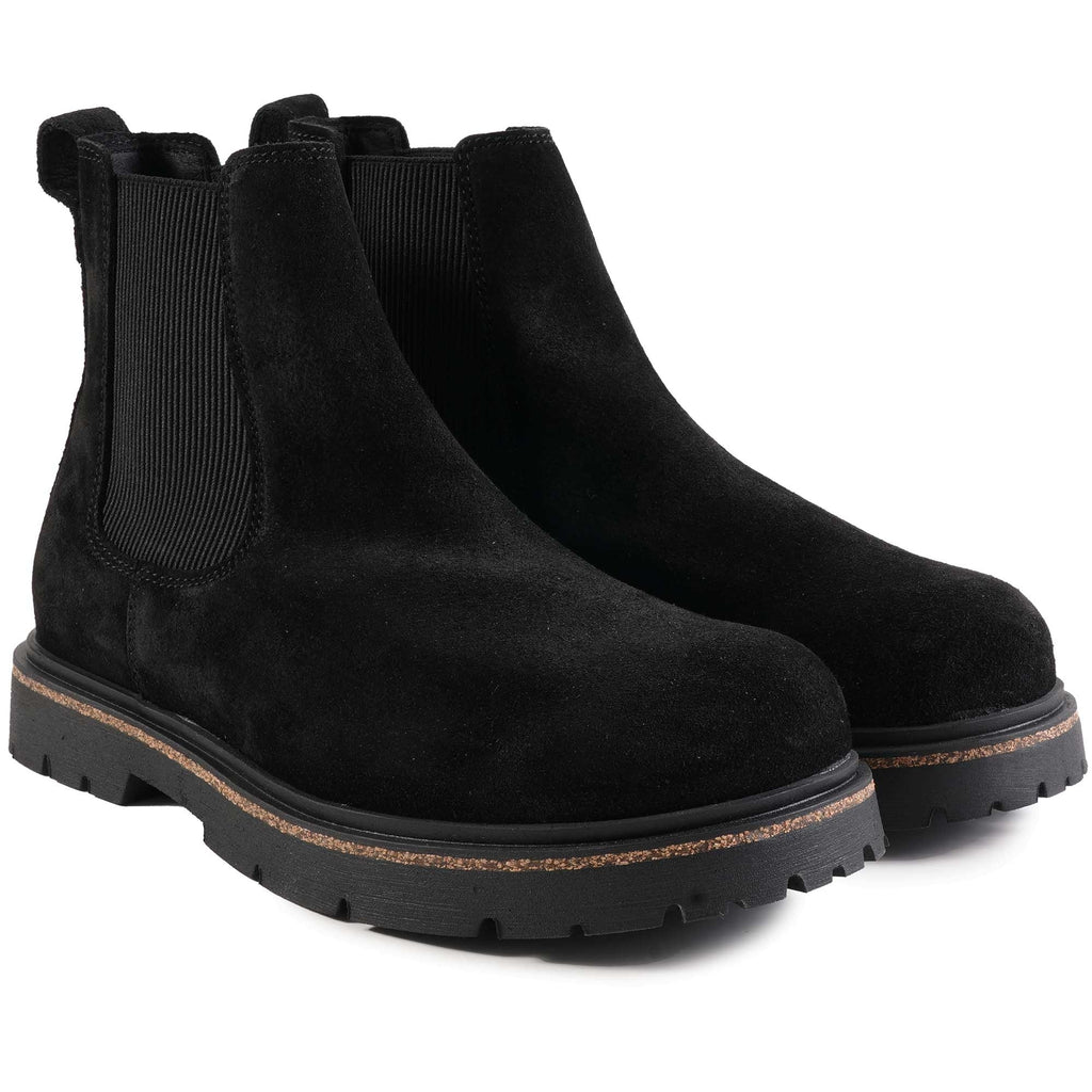 Birkenstock Suede Highwood Slip On Boots - Black