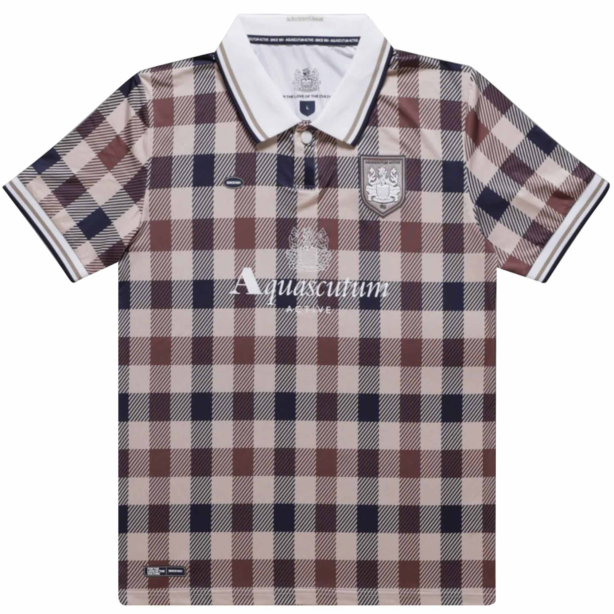 Aquascutum Since 1851 Third Football Shirt - Macro Check