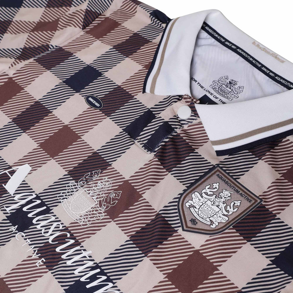 Aquascutum Since 1851 Third Football Shirt - Macro Check