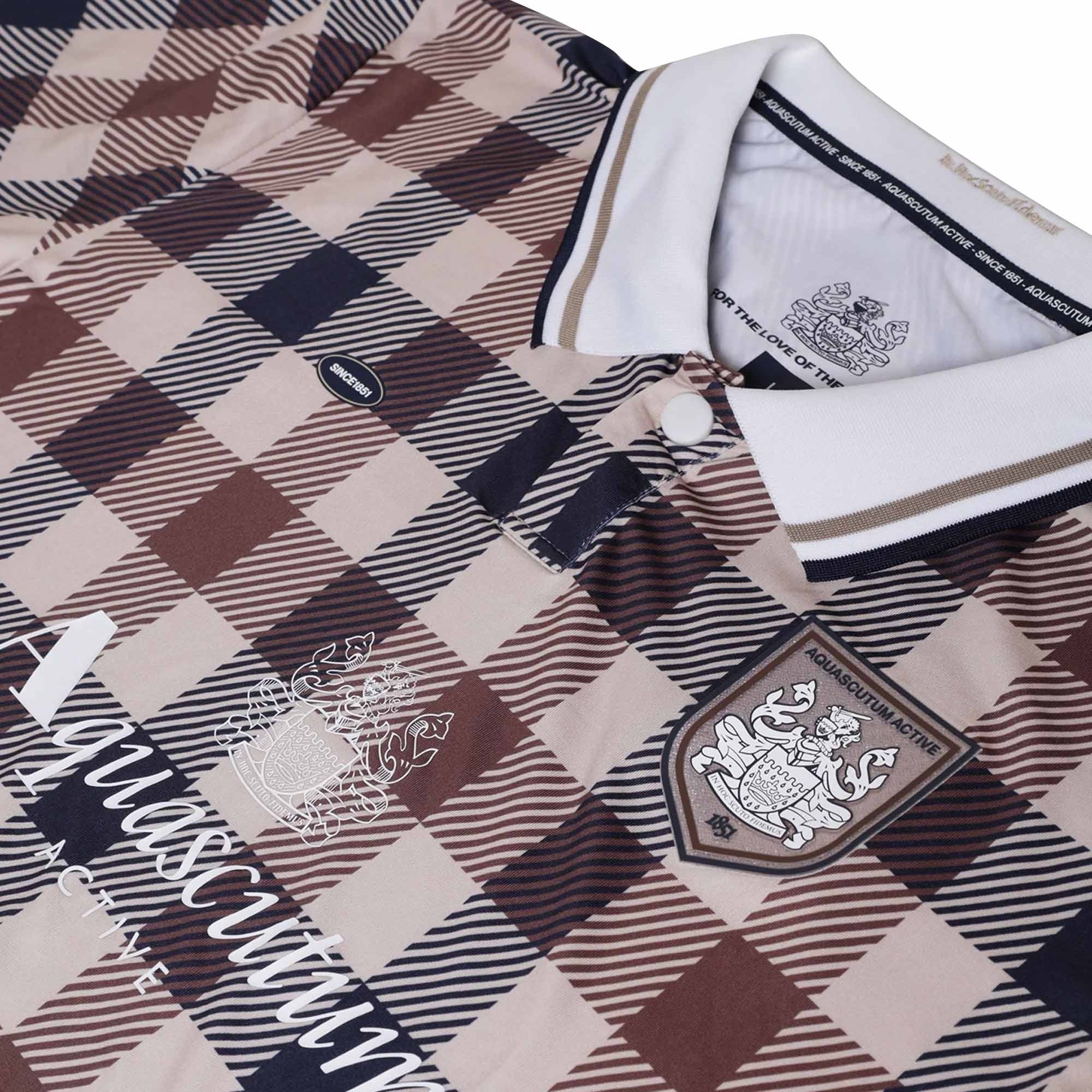 Aquascutum Since 1851 Third Football Shirt - Macro Check