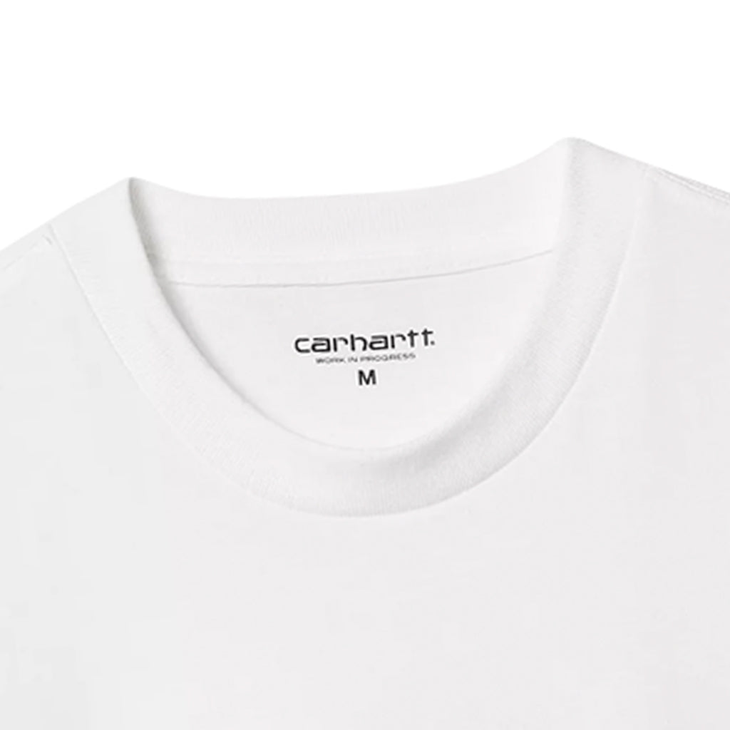 Carhartt WIP Short Sleeve Label Script T-Shirt - White