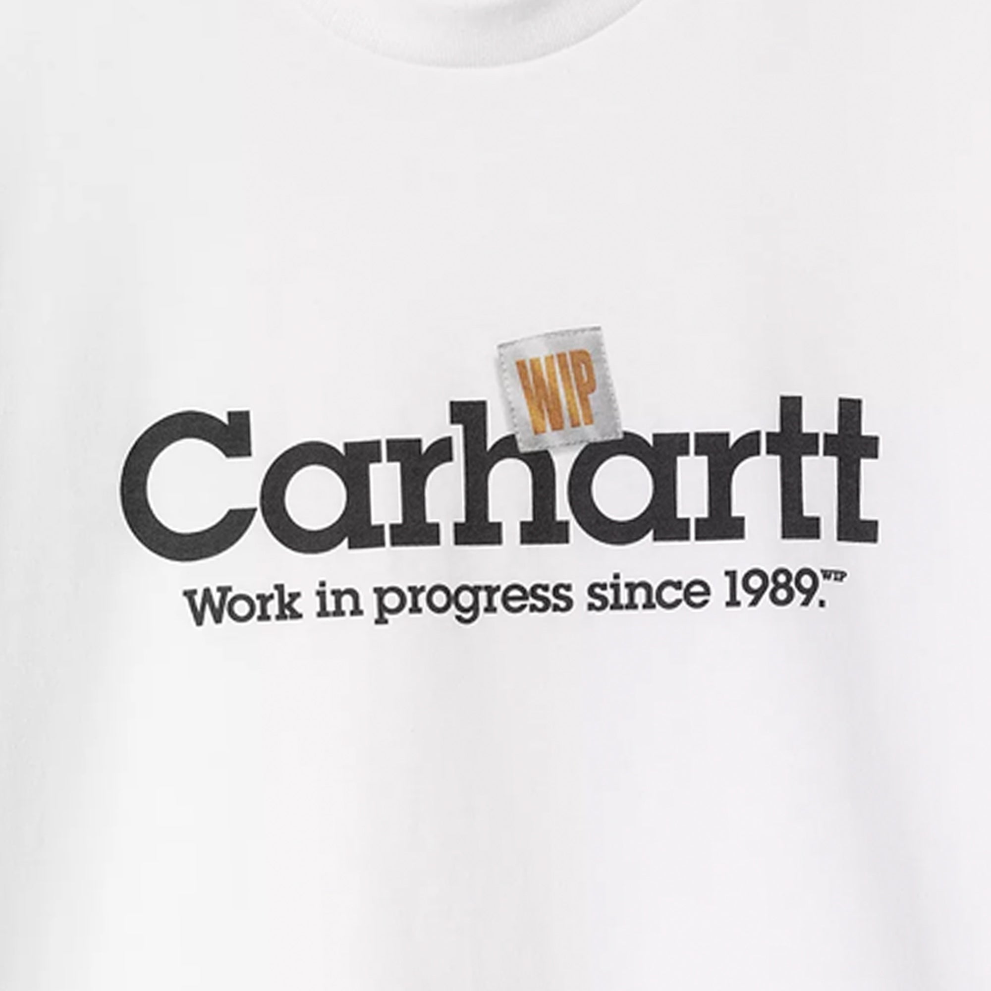 Carhartt WIP Short Sleeve Label Script T-Shirt - White