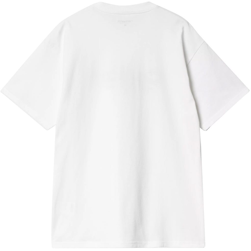 Carhartt WIP Short Sleeve Label Script T-Shirt - White