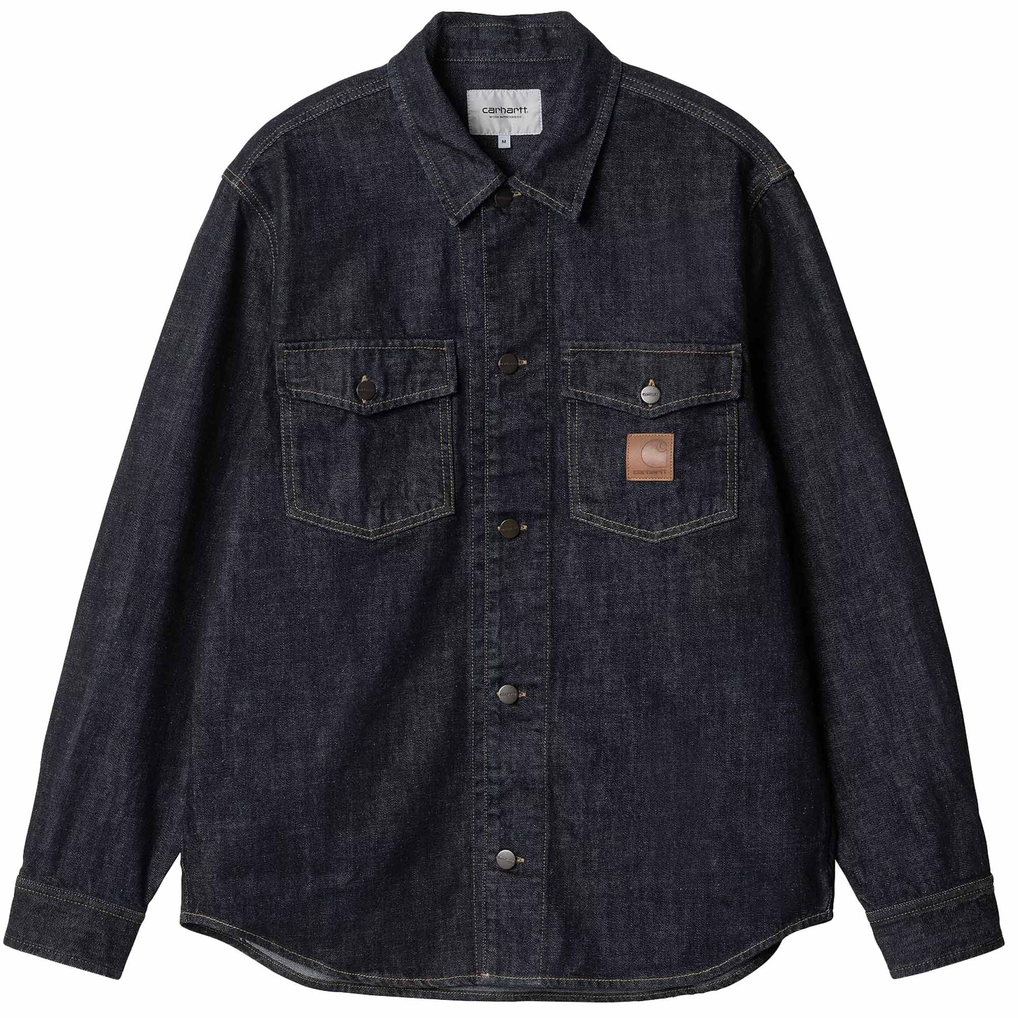 Carhartt WIP Lincoln Shirt Jac - Blue Rinsed – Stuarts London