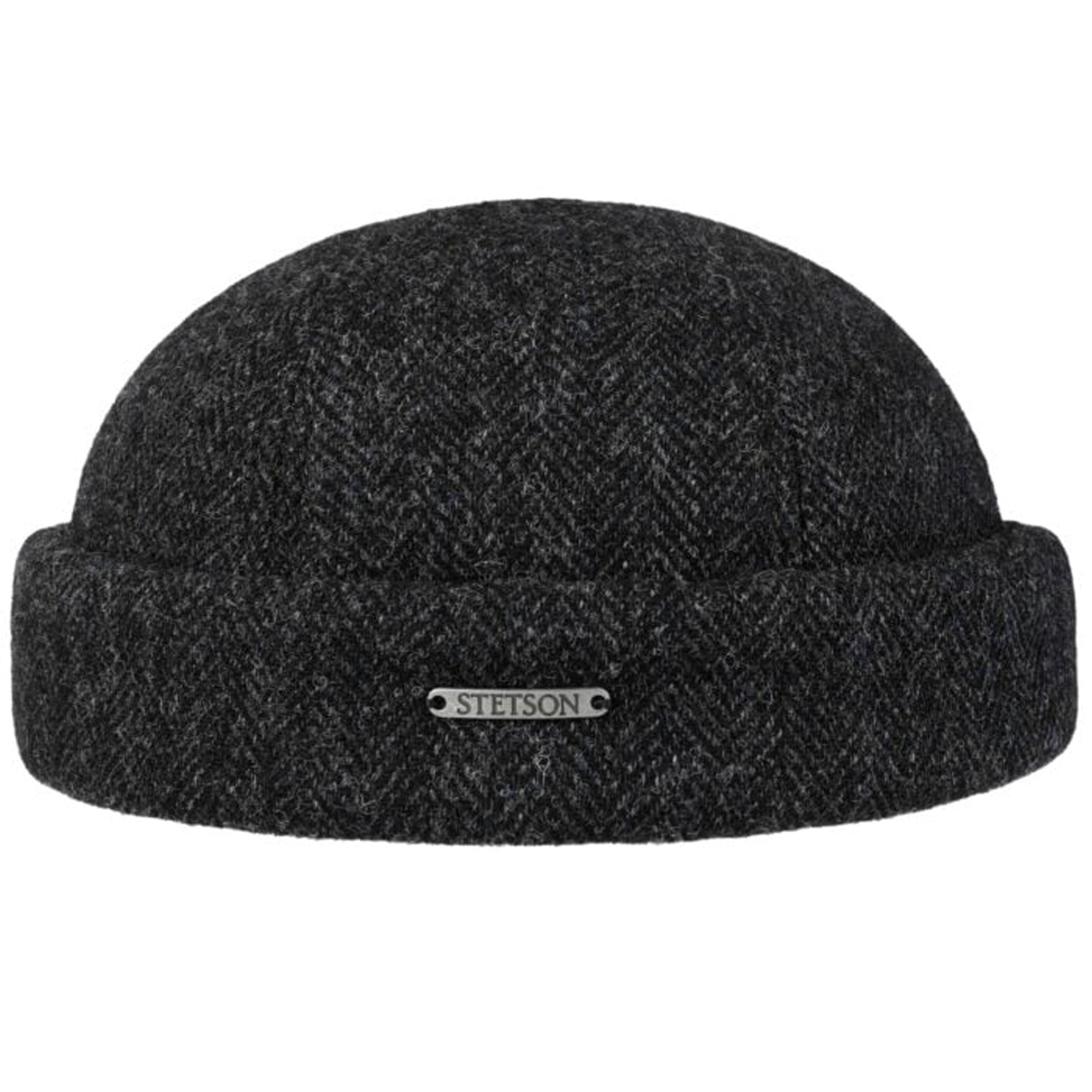 Stetson Hats Docker Wool Herringbone Hat - Grey