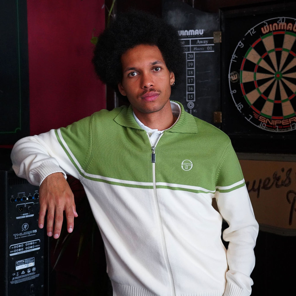 Sergio Tacchini Donato Knitted Track Top - Gardenia