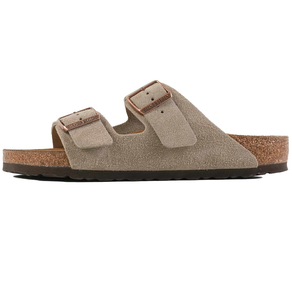 Birkenstock Arizona Suede Leather Sandals - Taupe