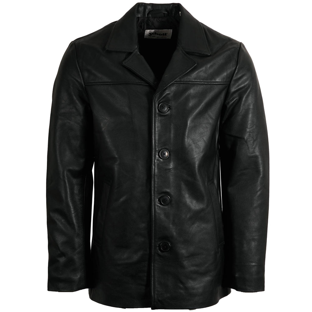 Schott NYC Leather Jacket - Black