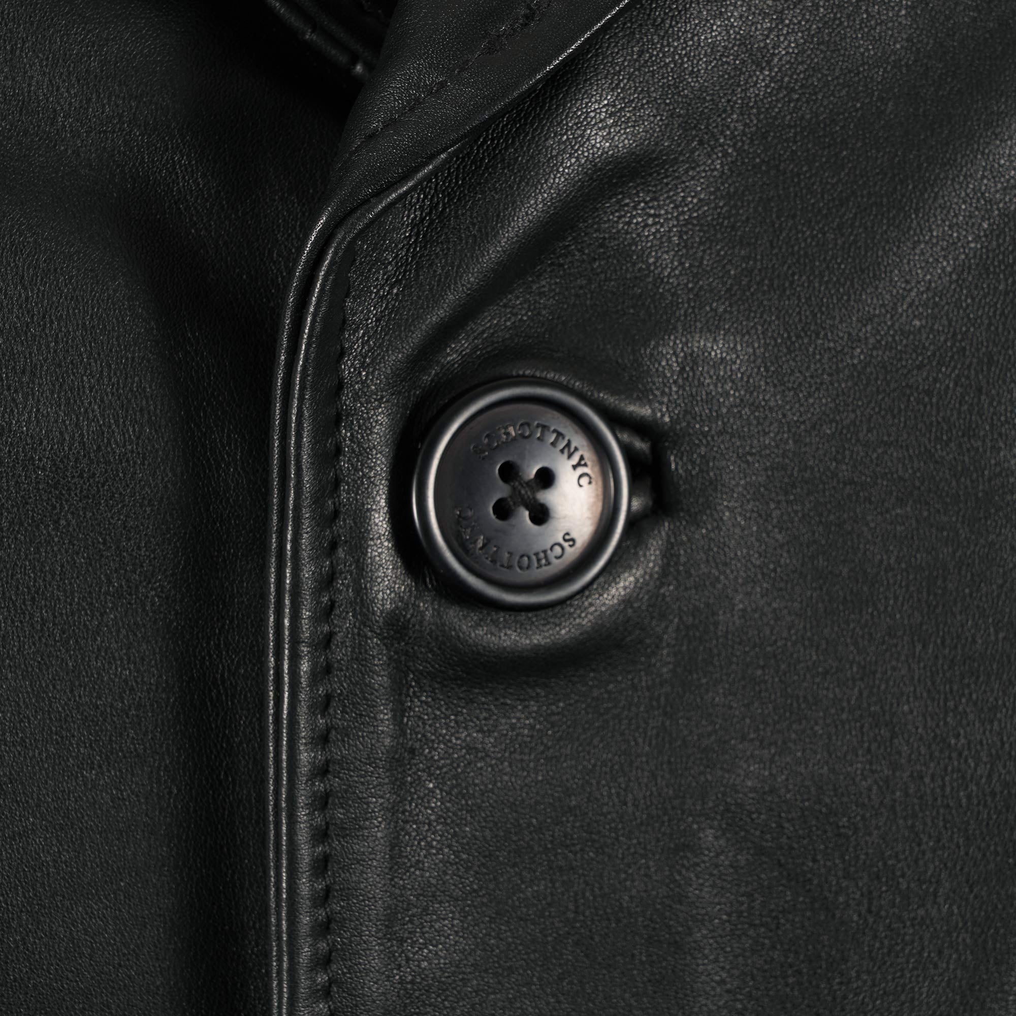 Schott NYC Leather Jacket - Black