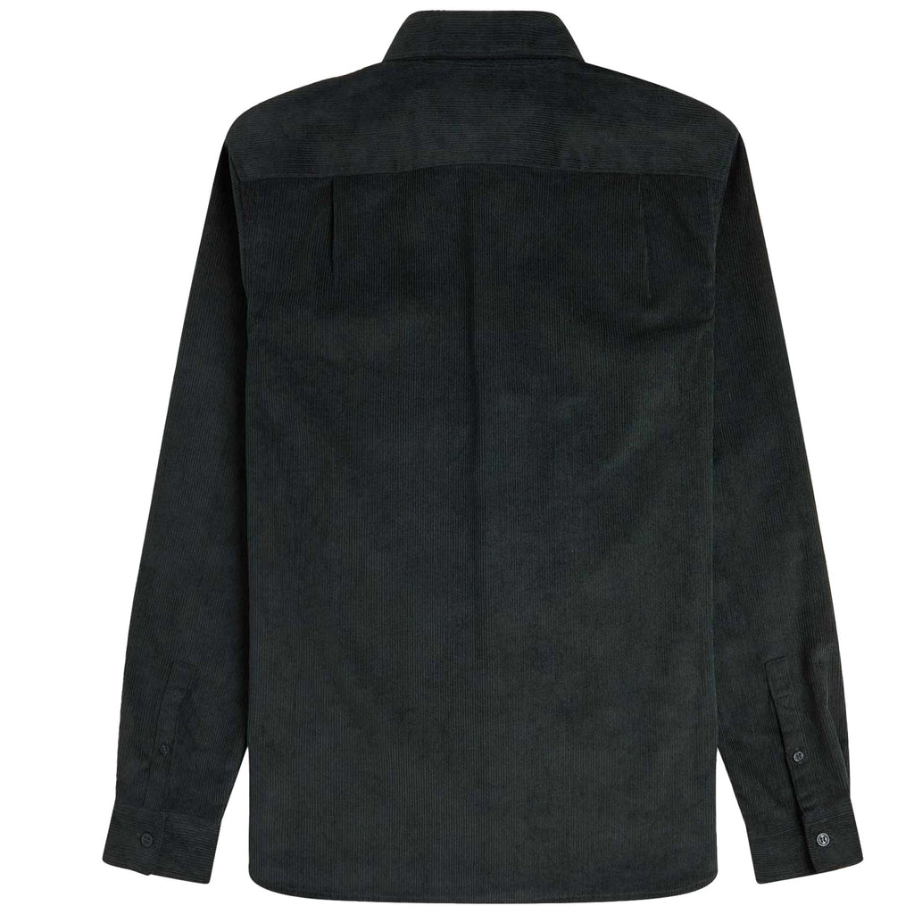 Fred Perry Corduroy Button Down Shirt - Night Green