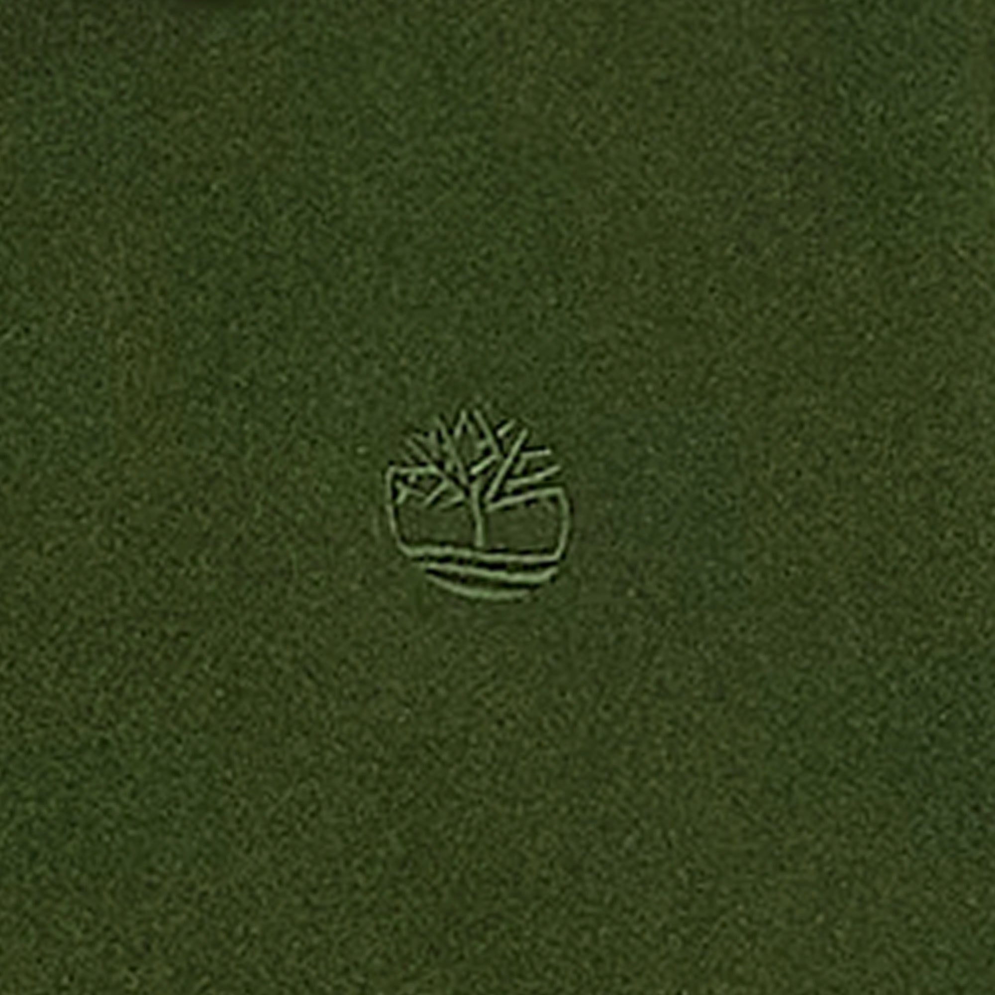 Leather Letterman Jacket - Dark Green