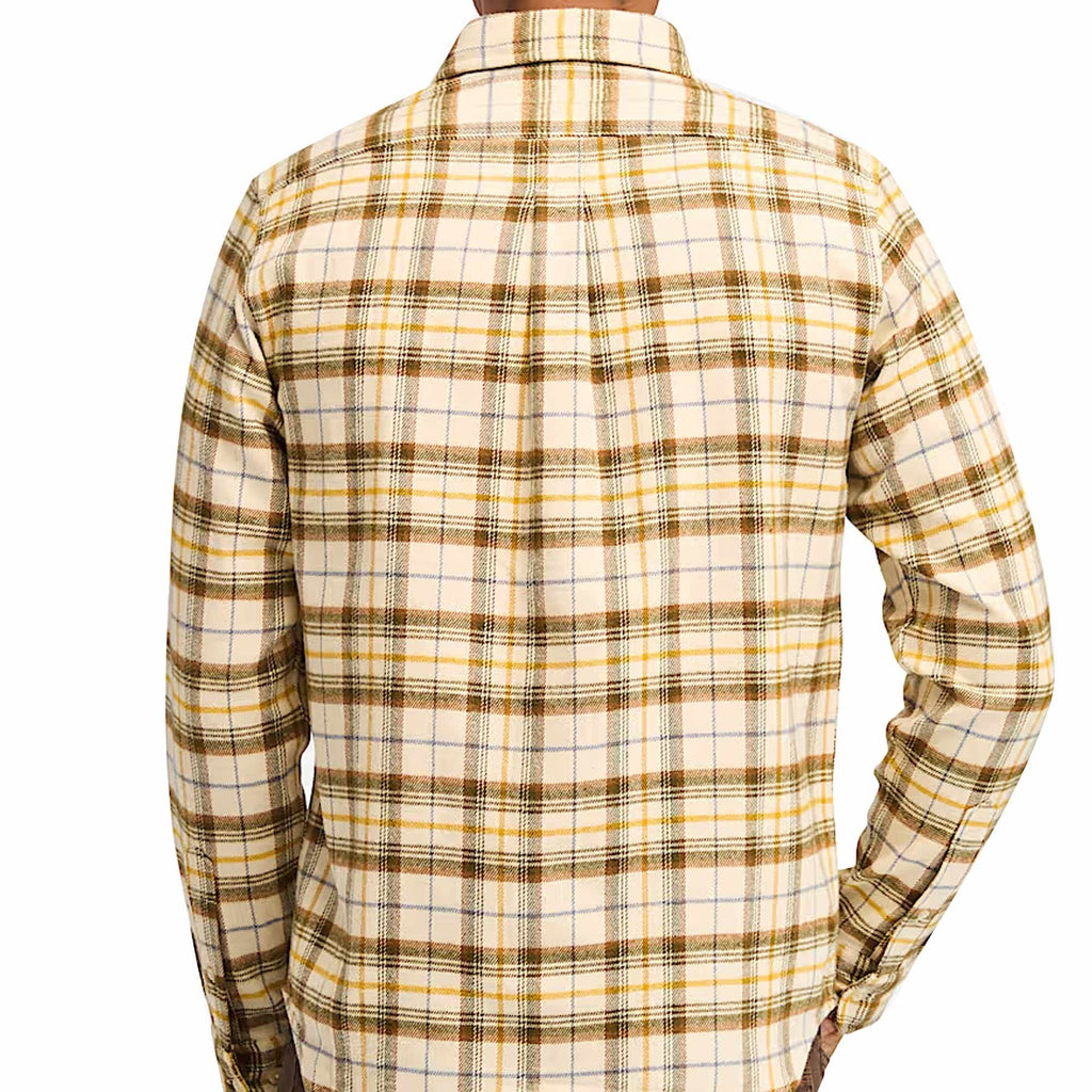 Timberland Midweight Flannel Check Shirt - Beige