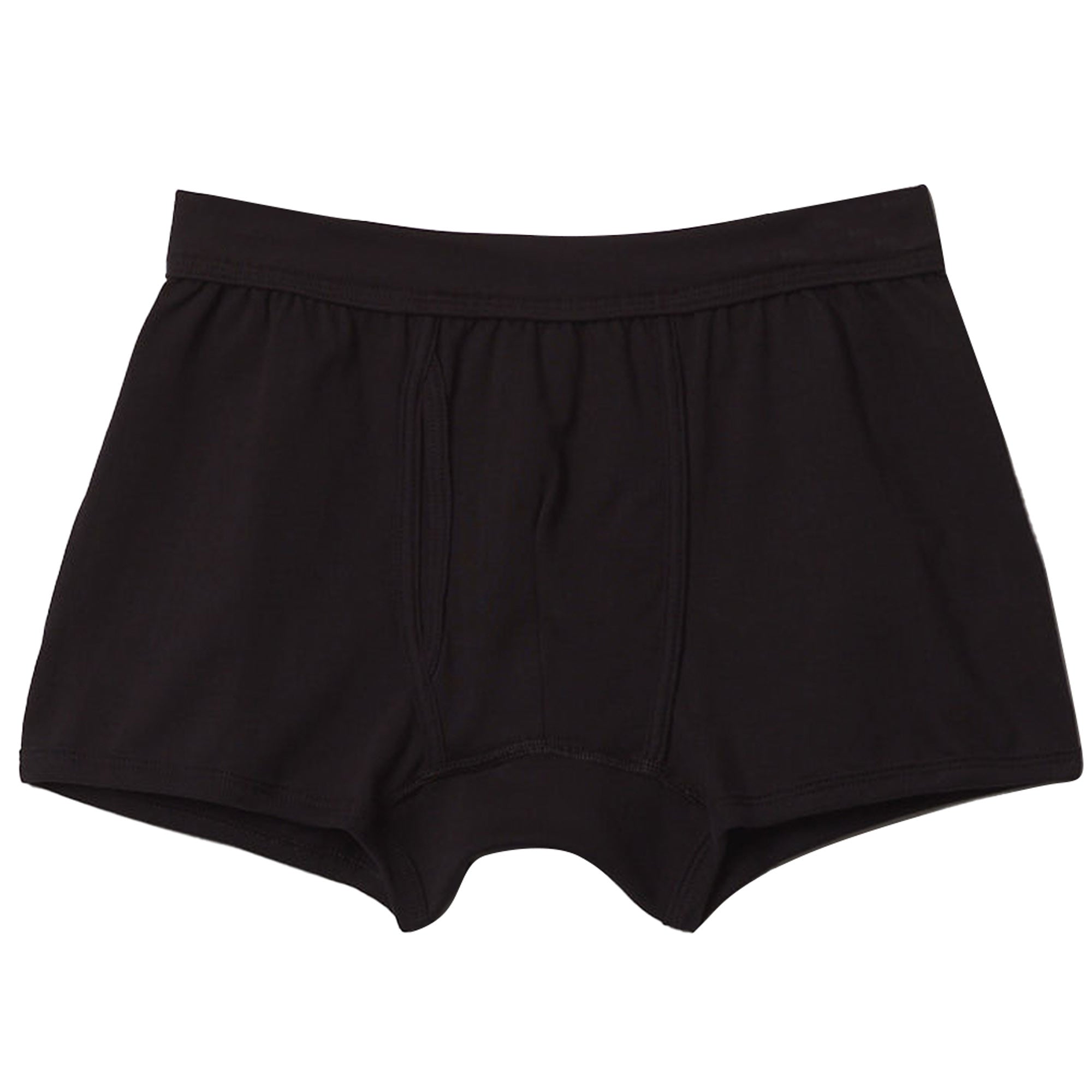 254 Loopwheeled Boxer Brief - Black