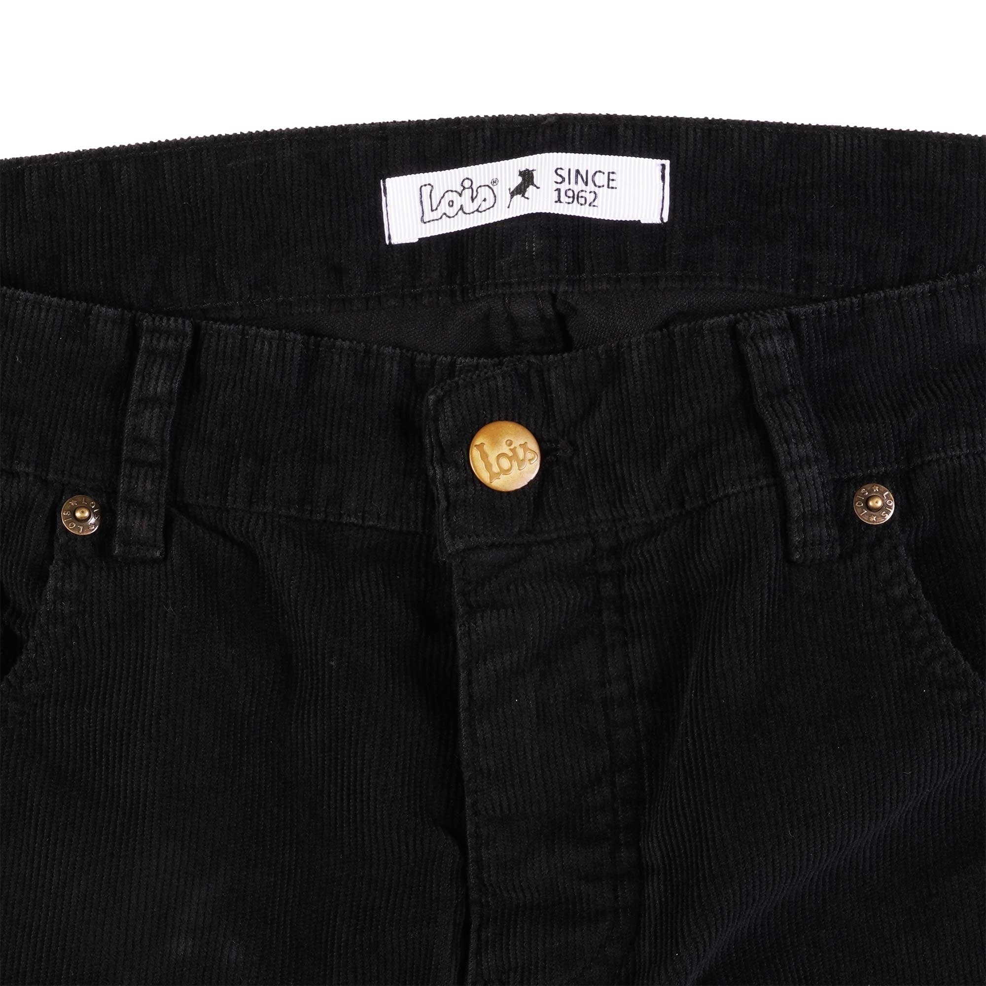 Sierra Thin Corduroy Trousers - Black