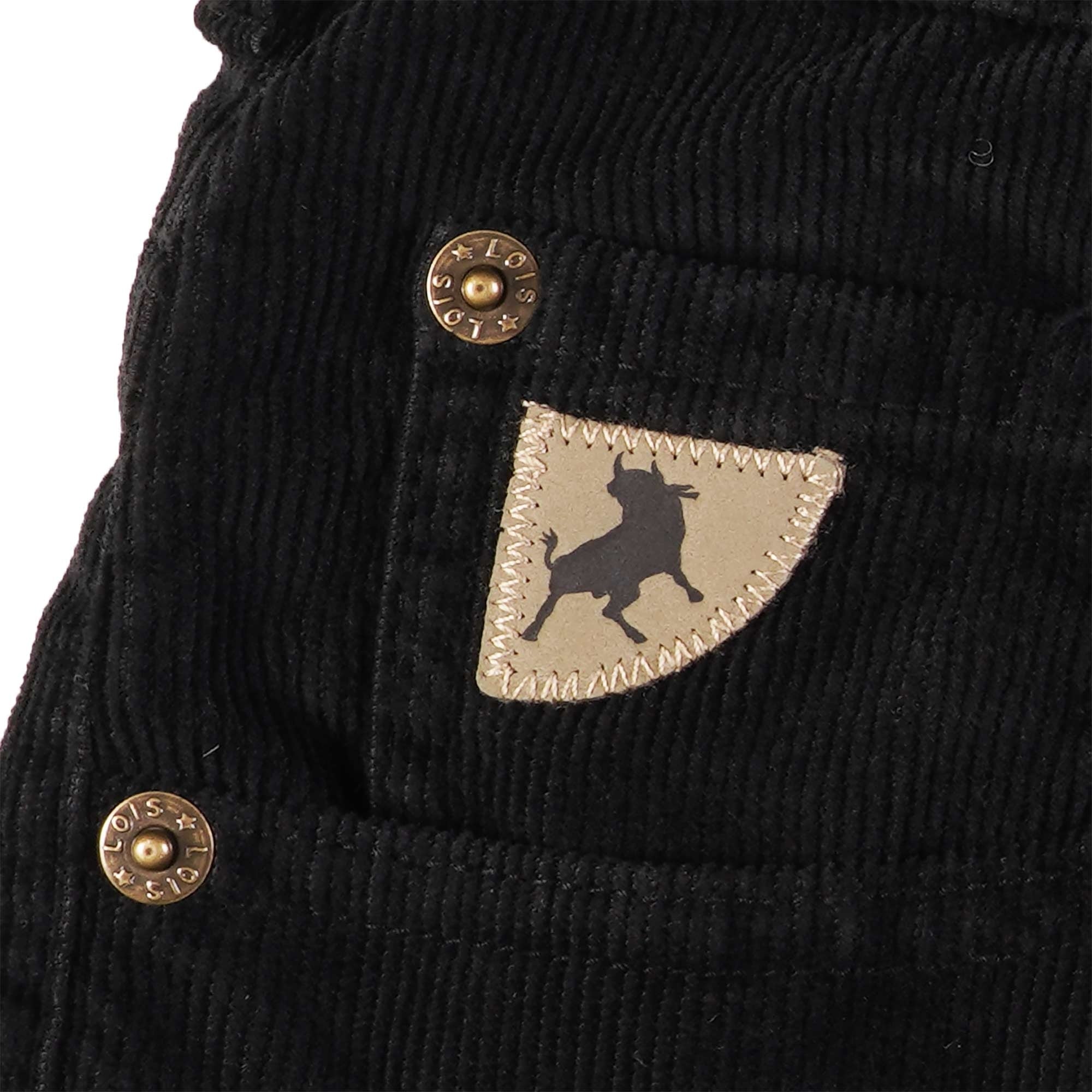 Sierra Thin Corduroy Trousers - Black