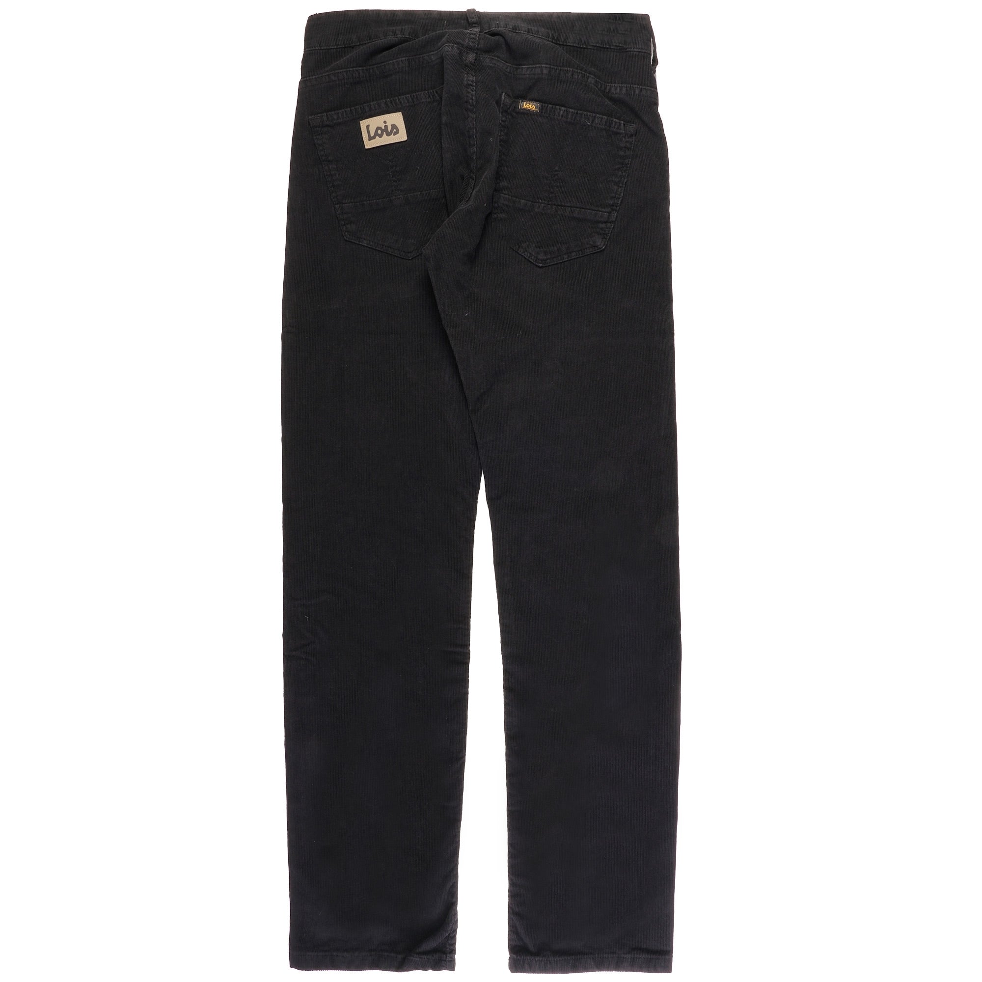 Sierra Thin Corduroy Trousers - Black
