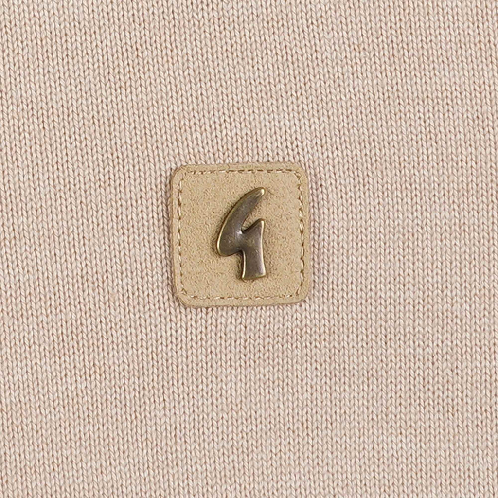 Gabicci Vintage Azima Polo Cardigan - Granola