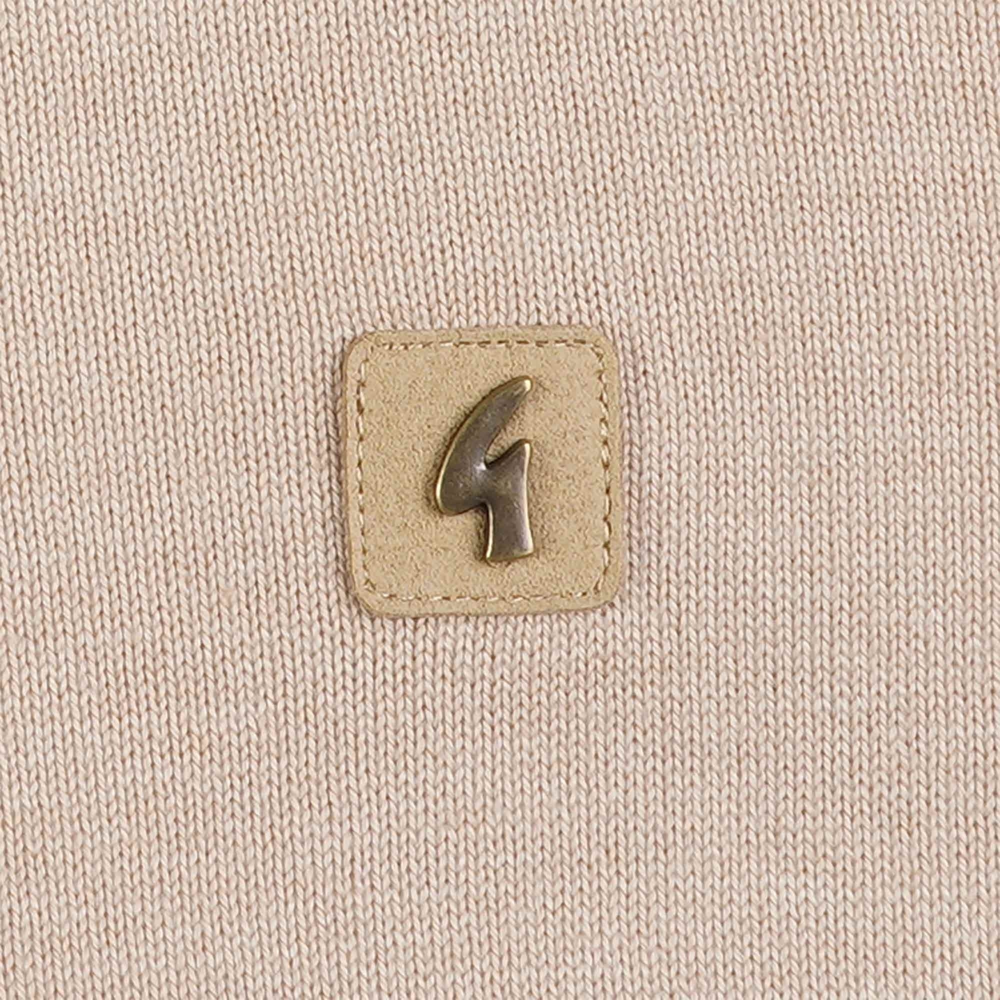 Gabicci Vintage Azima Polo Cardigan - Granola