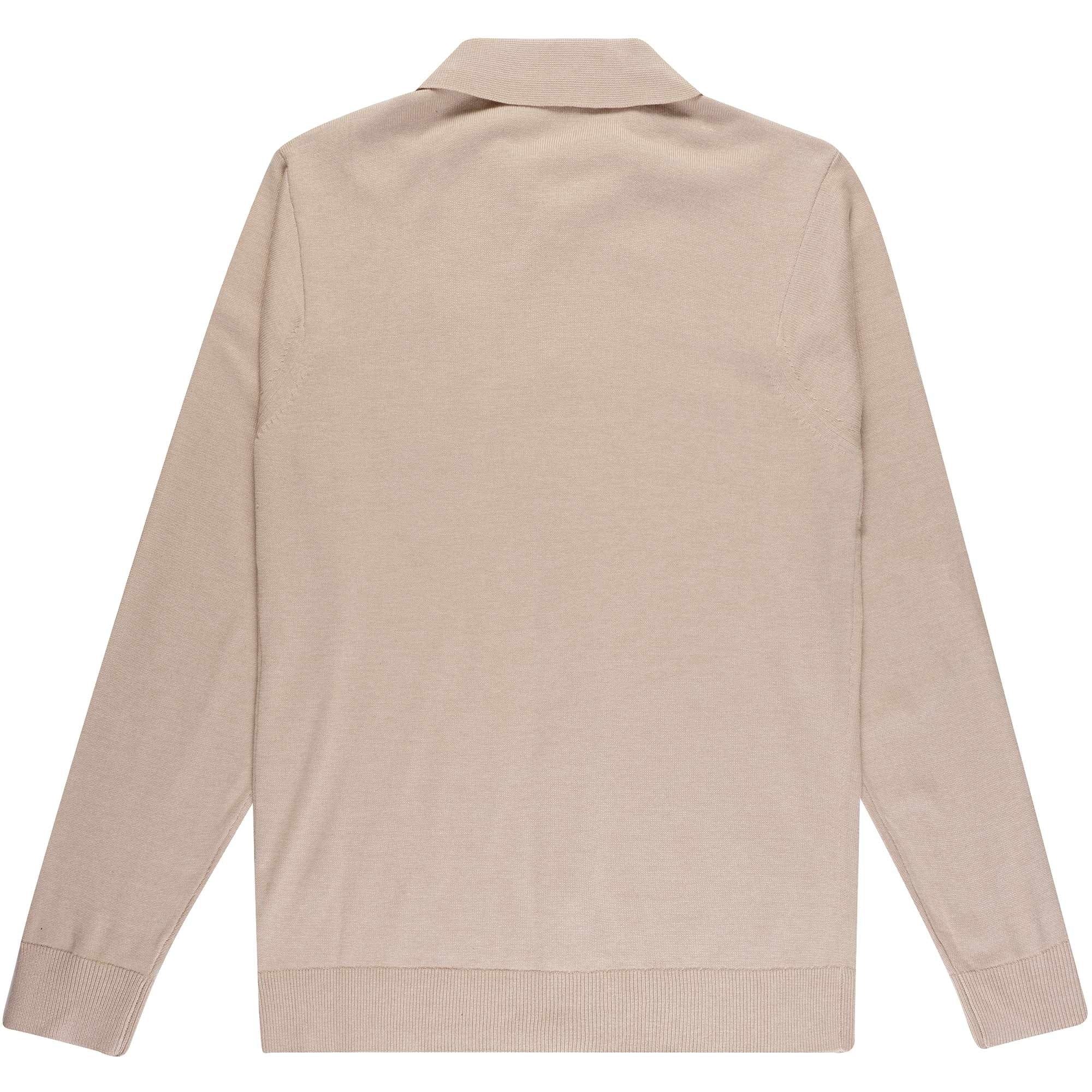 Gabicci Vintage Azima Polo Cardigan - Granola