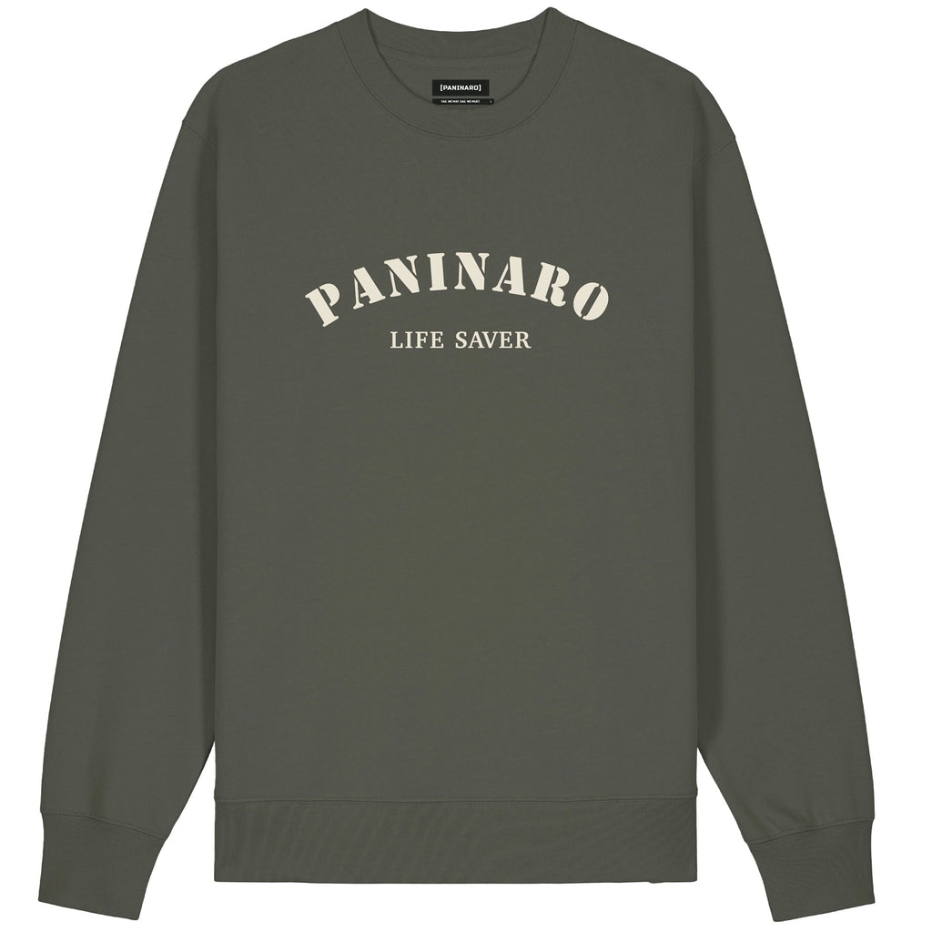 Paninaro Life Saver Sweatshirt - Khaki