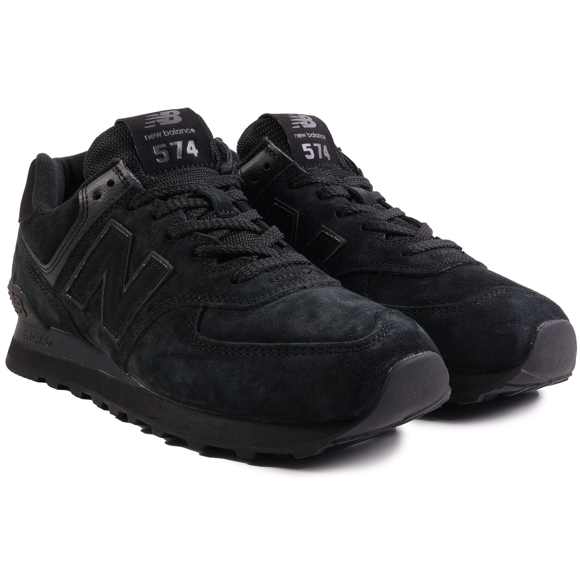 New Balance 574 Suede - Black