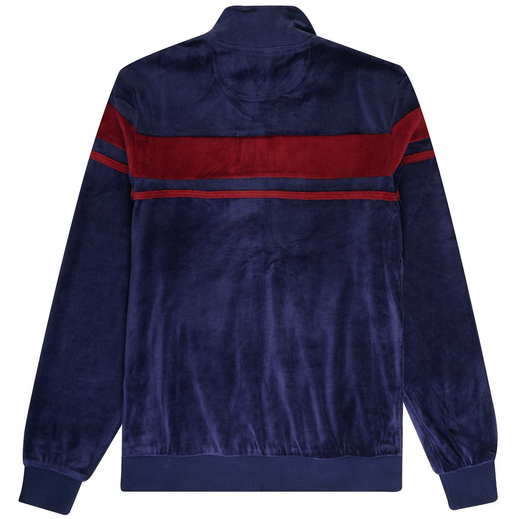 Sergio Tacchini Damarindo Velour Track Jacket - Blue